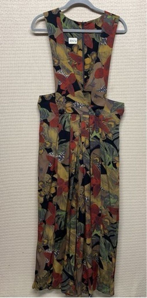 The Unbranded Brand VTG 80s Floral Cotton Playsuit Jumpsuit Women Size 8 Size 30" / US 8 / IT 44 - 9 Thumbnail