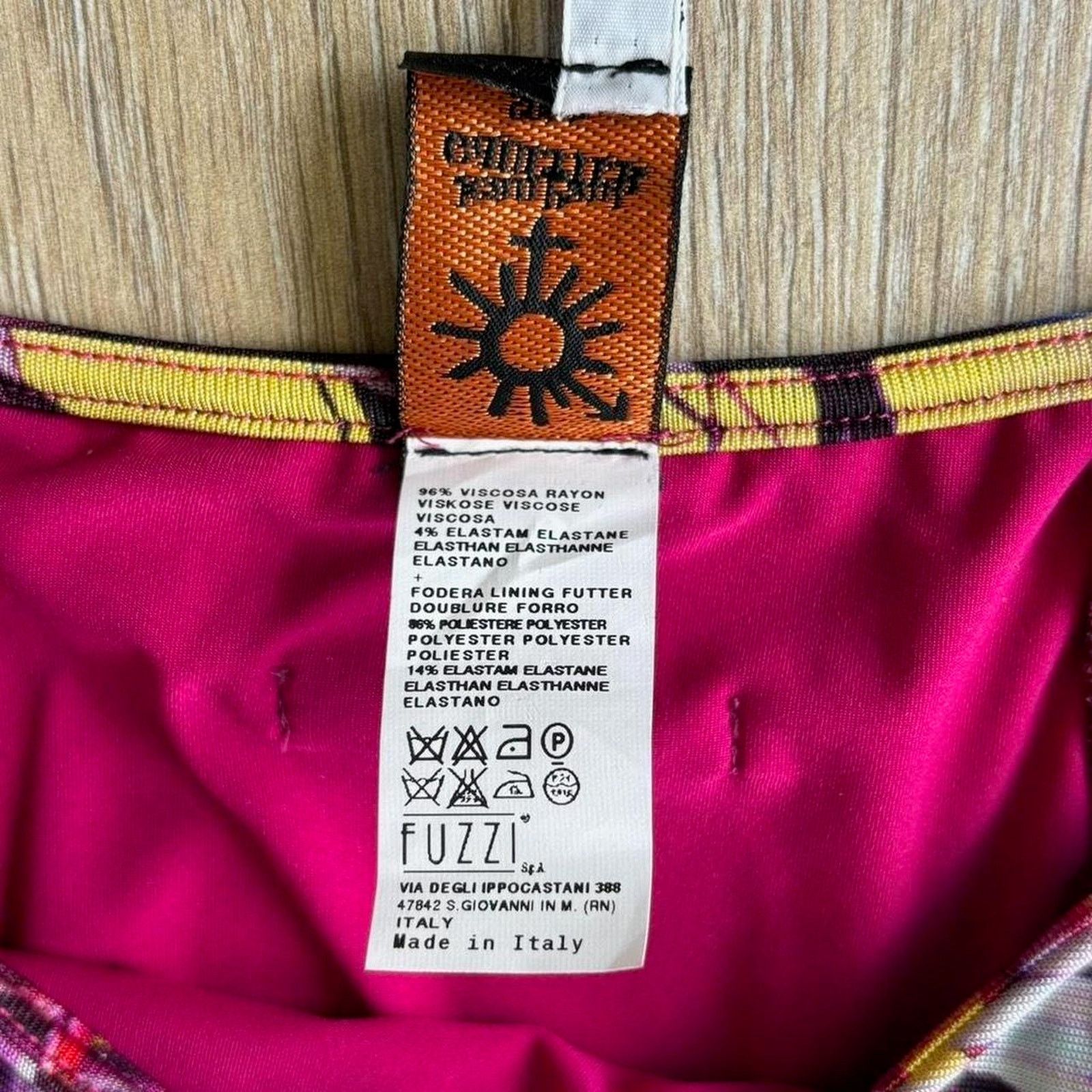 Jean Paul Gaultier Jean Paul Gaultier Soleil Women’s Sheath Dress Purple/Yellow Size S / US 4 / IT 40 - 8 Thumbnail