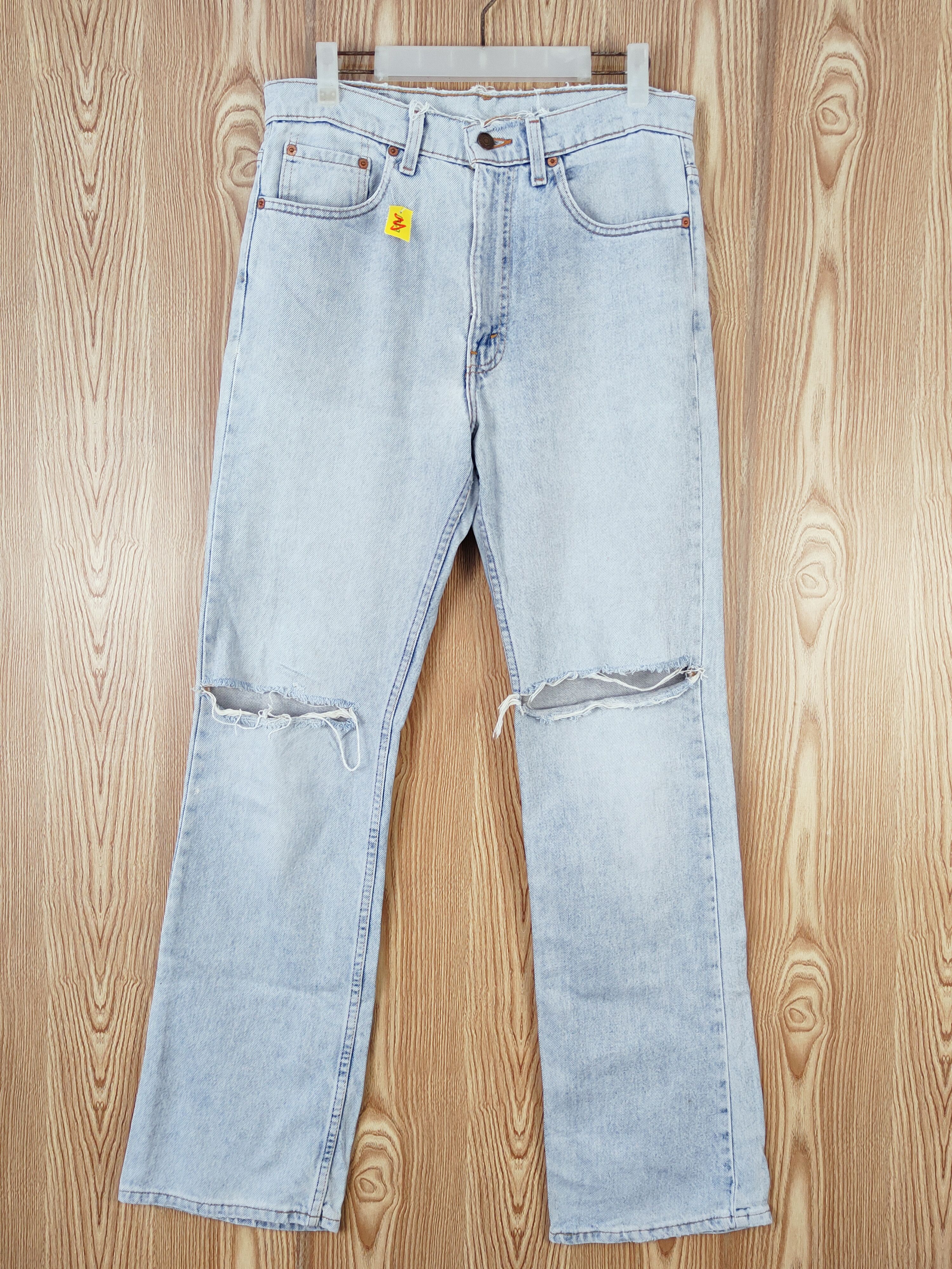 Levi's Levi's Distressed Ripped like kurt cobain denim Jeans #W488 Size US 32 / EU 48 - 1 Thumbnail