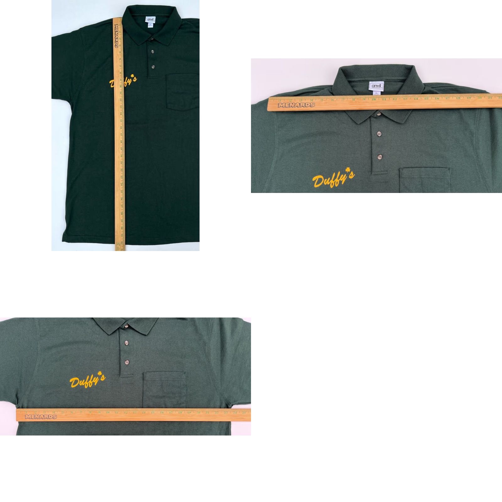 Anvil VINTAGE Anvil Polo Shirt American Darters Association National Championship XL Green Polo Mens XXL? Size US XL / EU 56 / 4 - 8 Thumbnail