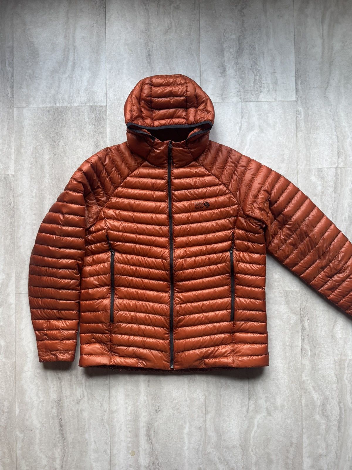 Mountain Hardwear Mountain Hardwear Ghost Whisperer Hoodie 800 Raw Carnelian Size US XL / EU 56 / 4 - 1 Thumbnail
