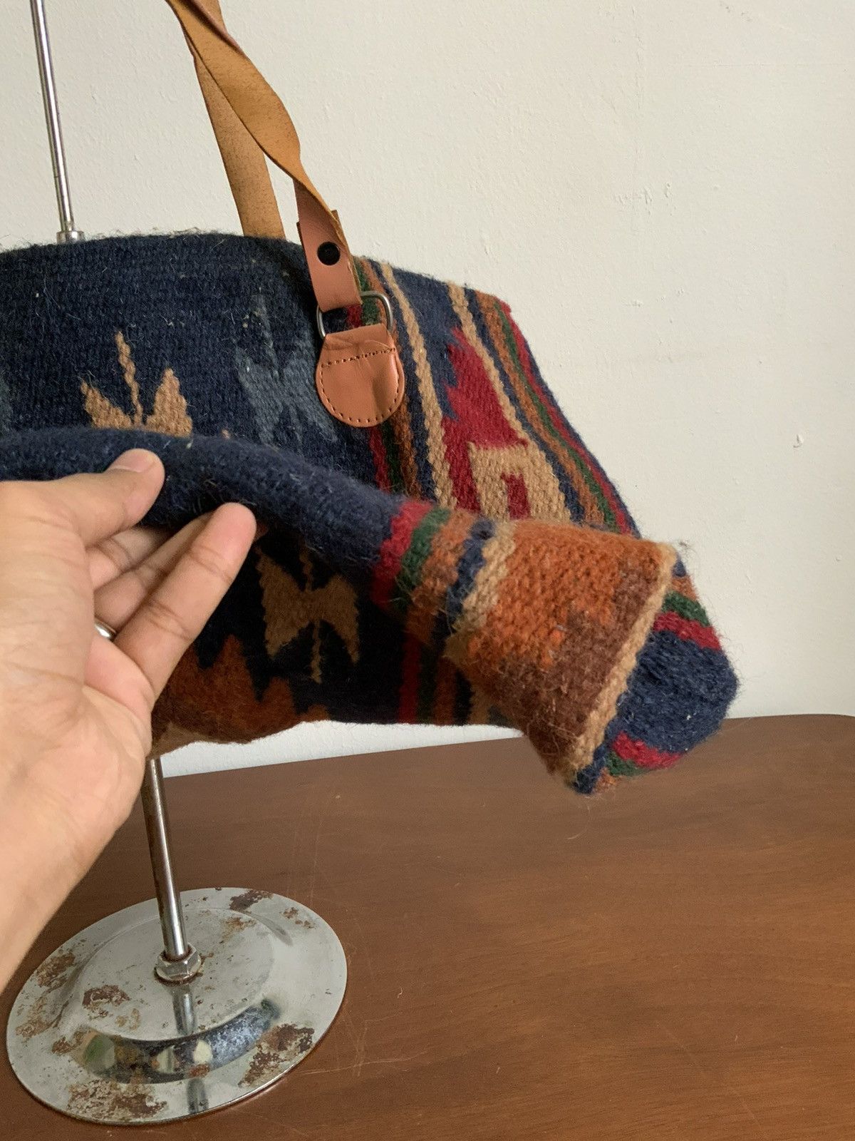 Seditionaries Navajo with Leather Tote Bag Size ONE SIZE - 9 Thumbnail