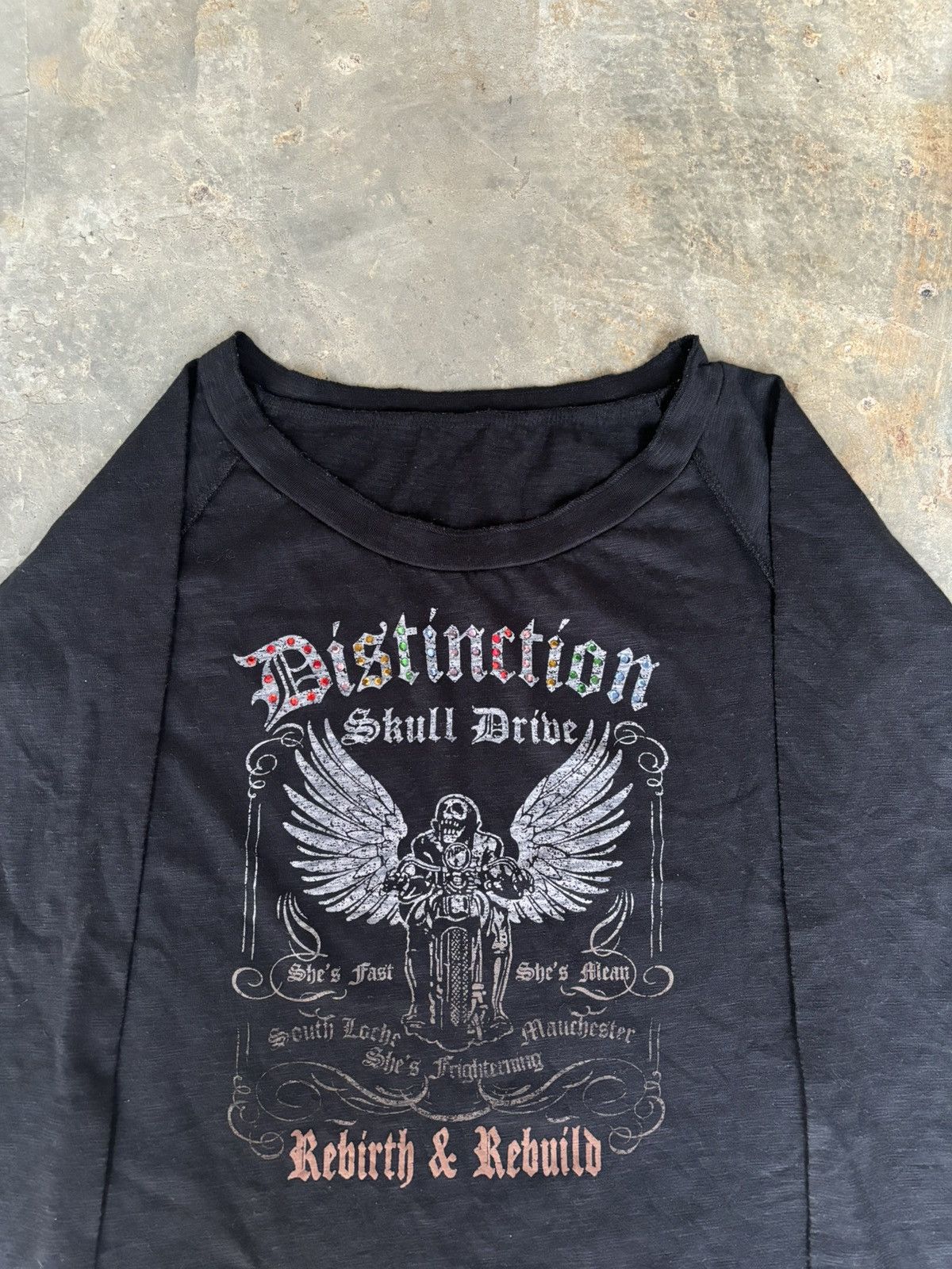 Hysteric Glamour Y2k Skull Dribe Ifsix Punk Style Longsleeve Size M / US 6-8 / IT 42-44 - 2 Thumbnail
