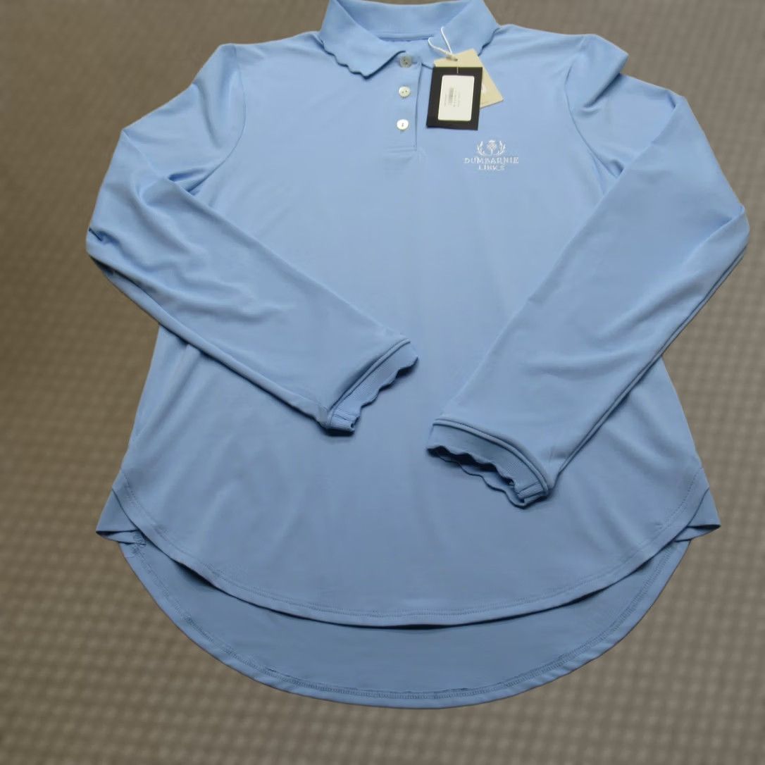 Peter Millar Peter Millar Polo Shirt Women Small Blue UPF 50+ Sun Protection Long Sleeve NEW Polo Shirt Women Small Blue UPF 50+ Sun Protection Long Sleeve NEW Size S / US 4 / IT 40 - 1 Thumbnail