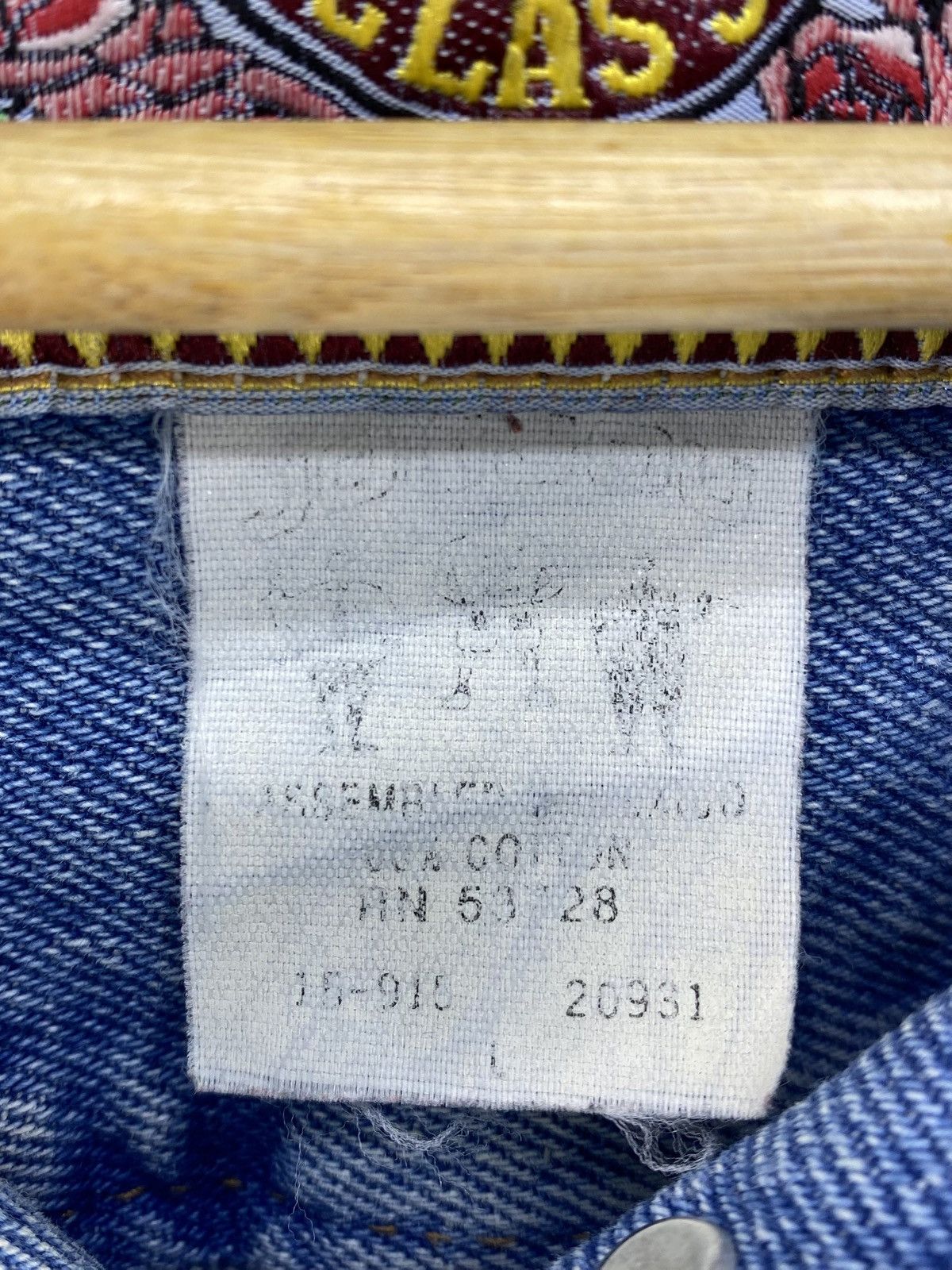 Vintage Vintage 80’s Joujou Jeans Classic Denim Vest Size M / US 6-8 / IT 42-44 - 11 Thumbnail