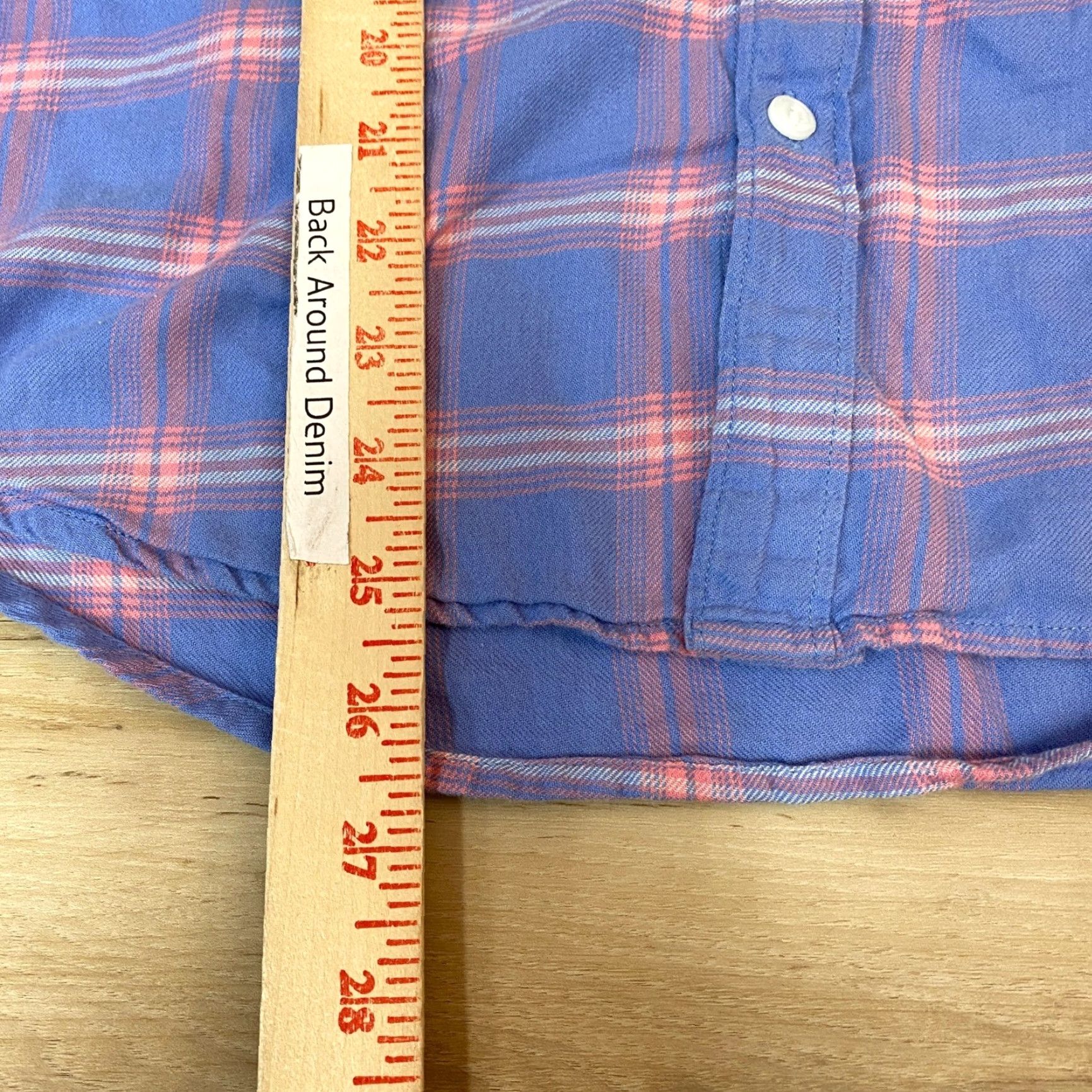 Bonobos Bonobos Shirt Mens Medium Slim Flannel Cotton Plaid Button-Down 40 in Chest Purple Pink Casual Business Travel Mens Size US M / EU 48-50 / 2 - 6 Thumbnail