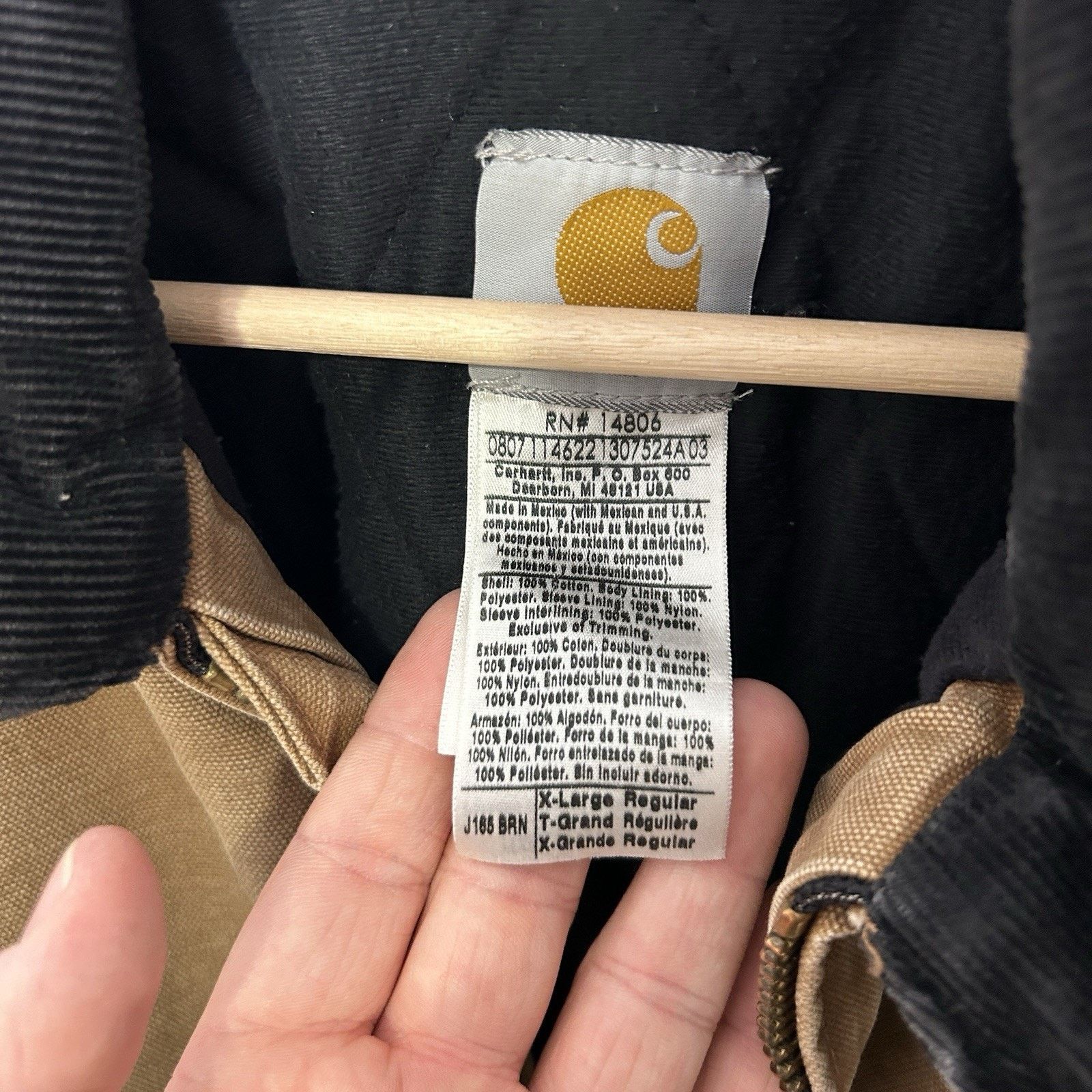 Carhartt Y2K Carhartt Quilted Sandstone Bomber Jacket “Brown” J165 Size US XL / EU 56 / 4 - 9 Thumbnail