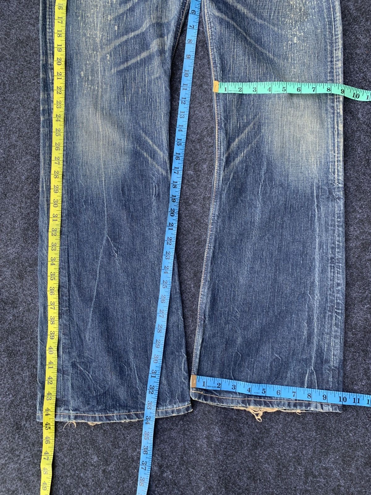 Edwin FLARE EDWIN 503 BLUE TRIP.THIS EDWIN FOR SALE JAPAN ONLY. Size US 36 / EU 52 - 5 Thumbnail