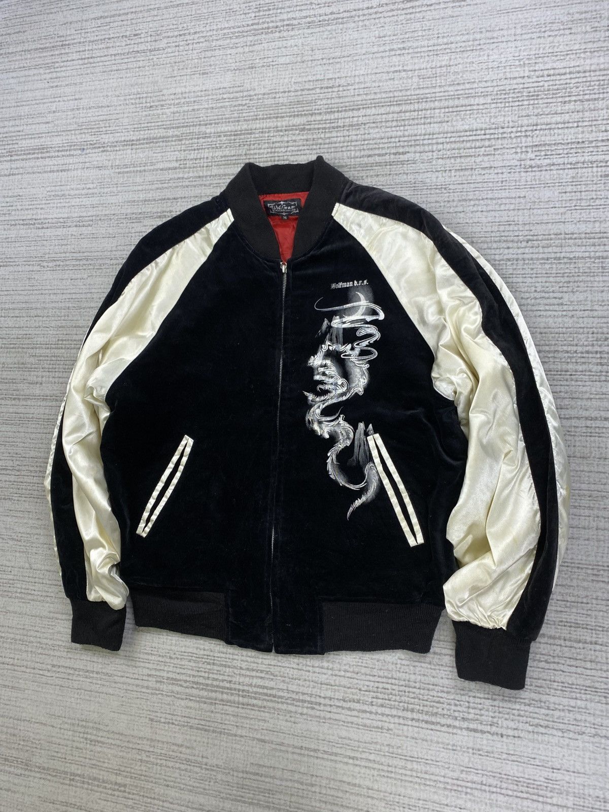 Japanese Brand Vintage Wolfman X Dragonfly Japan Sukajan Jacket Size US M / EU 48-50 / 2 - 4 Thumbnail