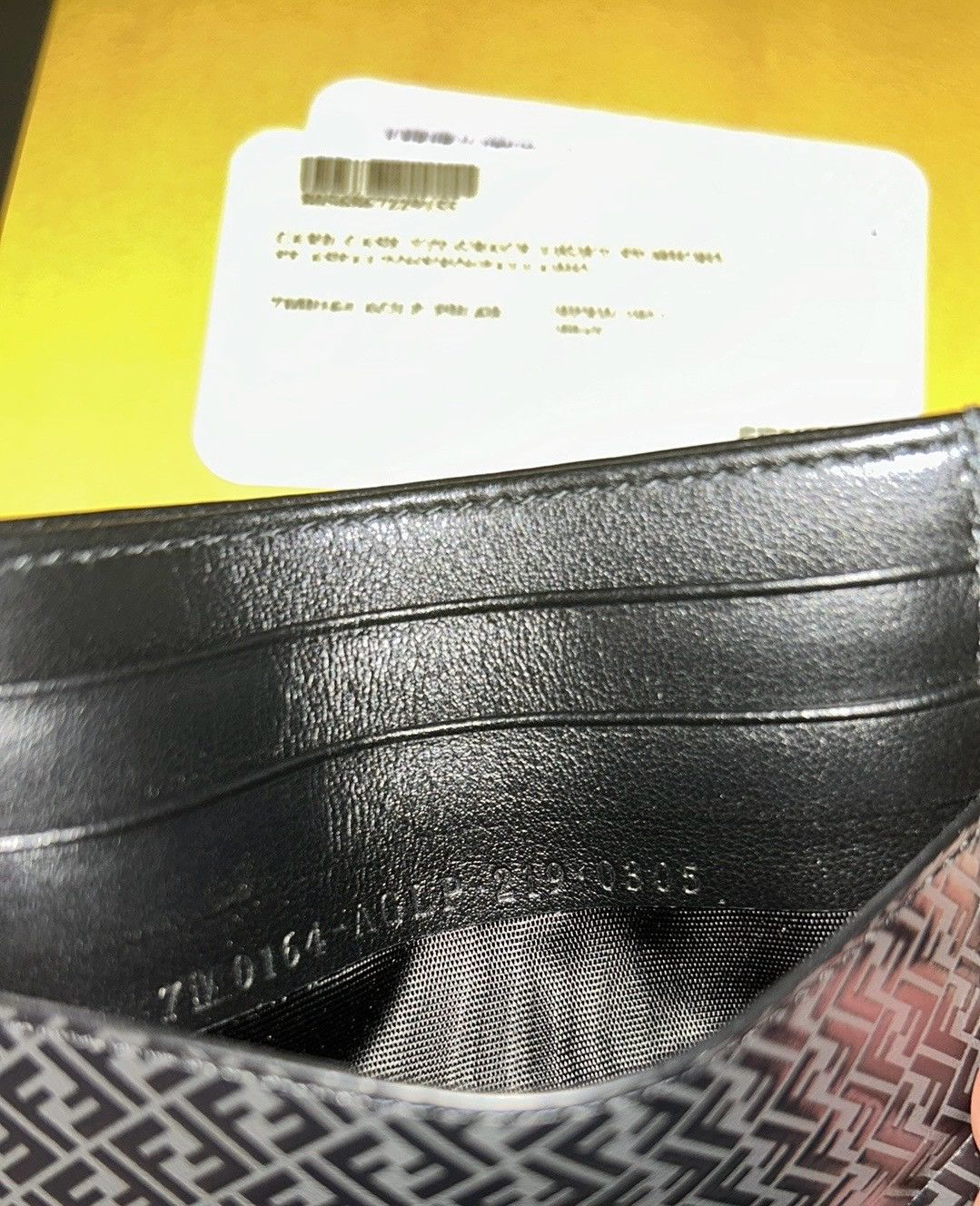 Fendi Fendi FF Calf Leather Card Case Size ONE SIZE - 6 Thumbnail