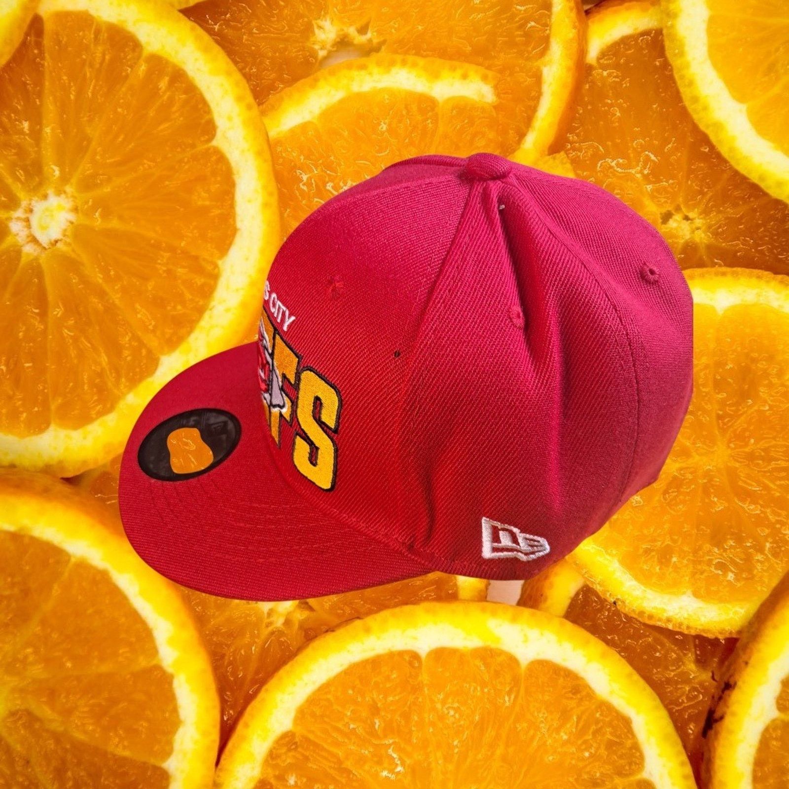 New Era Kansas City Chiefs New Era 9FIFTY NFL Hat Cap Snapback Red Size ONE SIZE - 3 Thumbnail