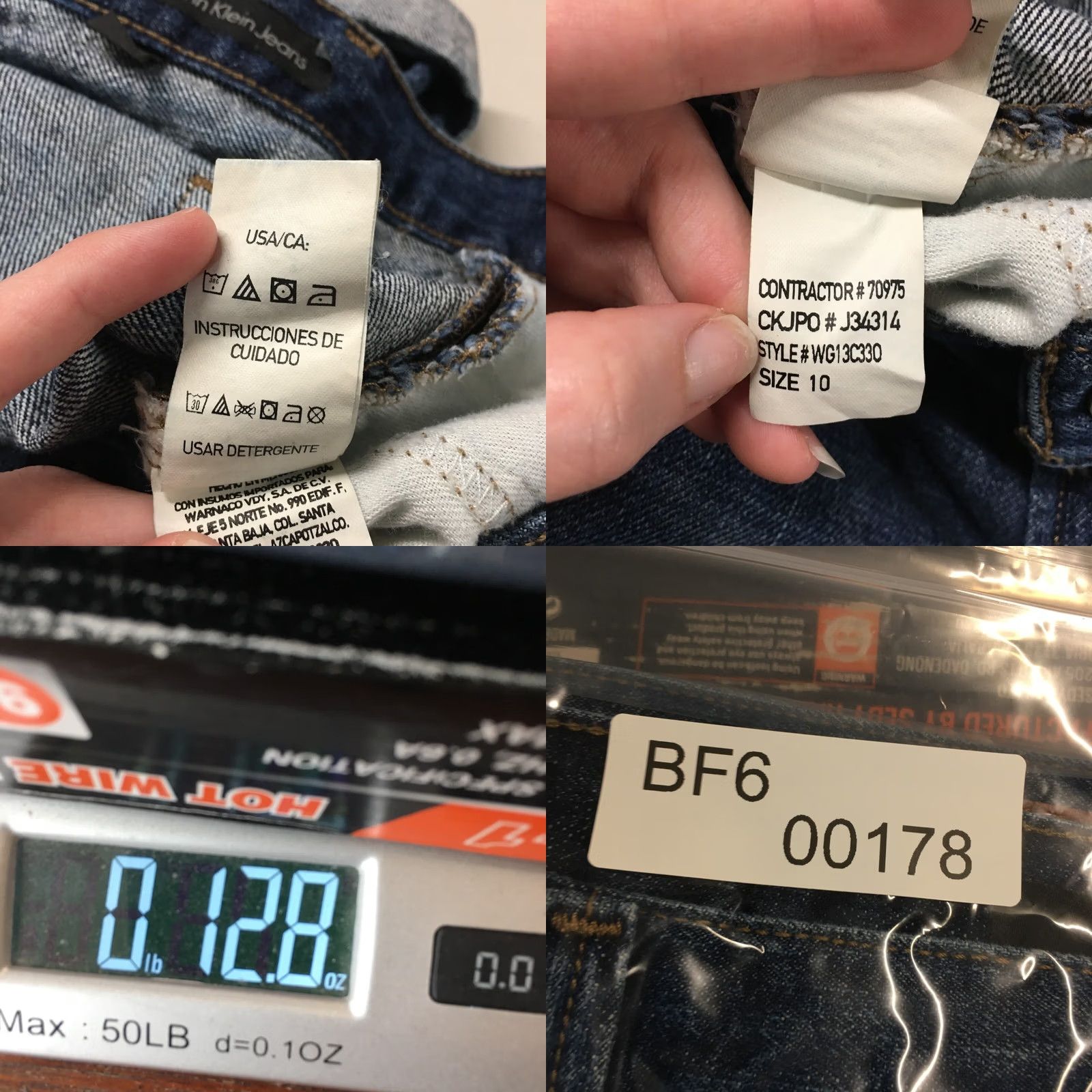 Calvin Klein Calvin Klein Cut-Off Shorts Womens 30/10 Blue Denim Mid Rise Zip Shorts Regular 34x4.5 5-Pocket Denim Vintage: No Mens Womens Girls? Size 30" / US 8 / IT 44 - 10 Thumbnail