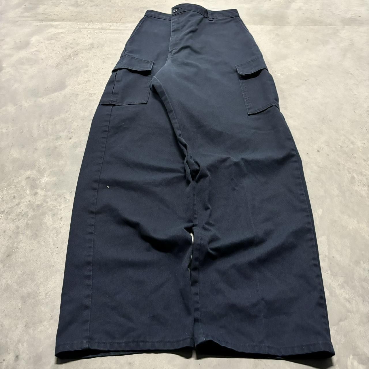 Dickies × Vintage Crazy Vintage Y2K/2000s Baggy Navy Blue Dickies Skater Workwear Cargo Pants! Size US 36 / EU 52 - 3 Thumbnail