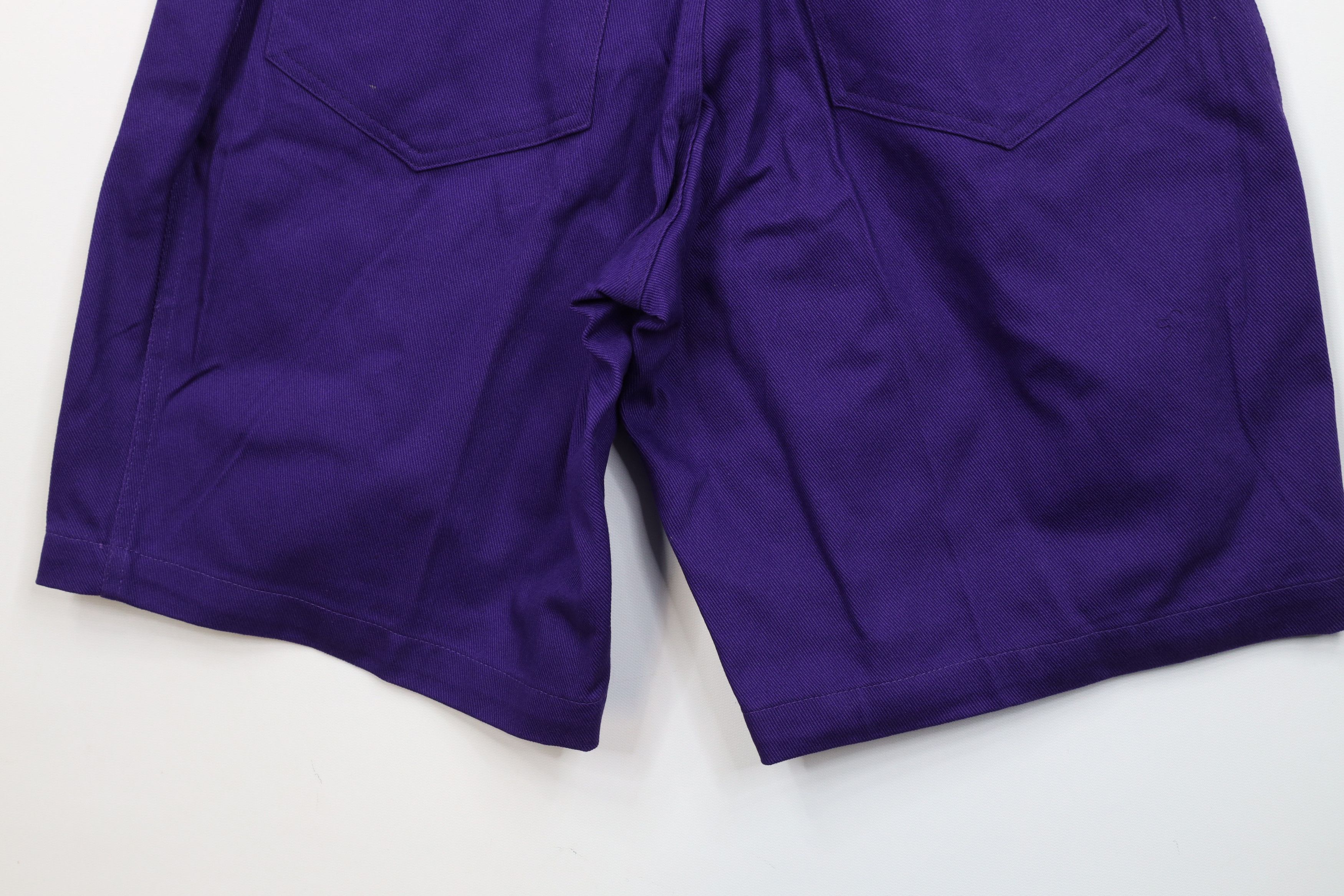 Vintage Deadstock Vintage 90s Streetwear Denim Jean Shorts Purple Size US 30 / EU 46 - 11 Thumbnail