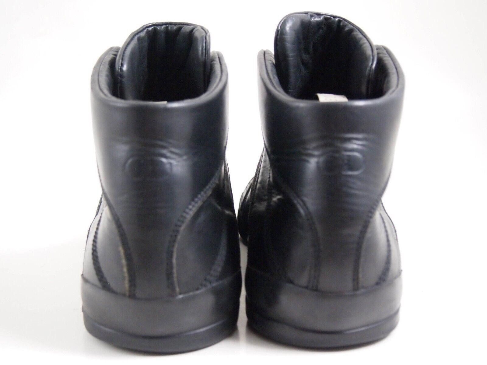 Dior Dior Homme High Top Sneakers Black Leather EU 41 US 8 Size US 8 / EU 41 - 7 Thumbnail