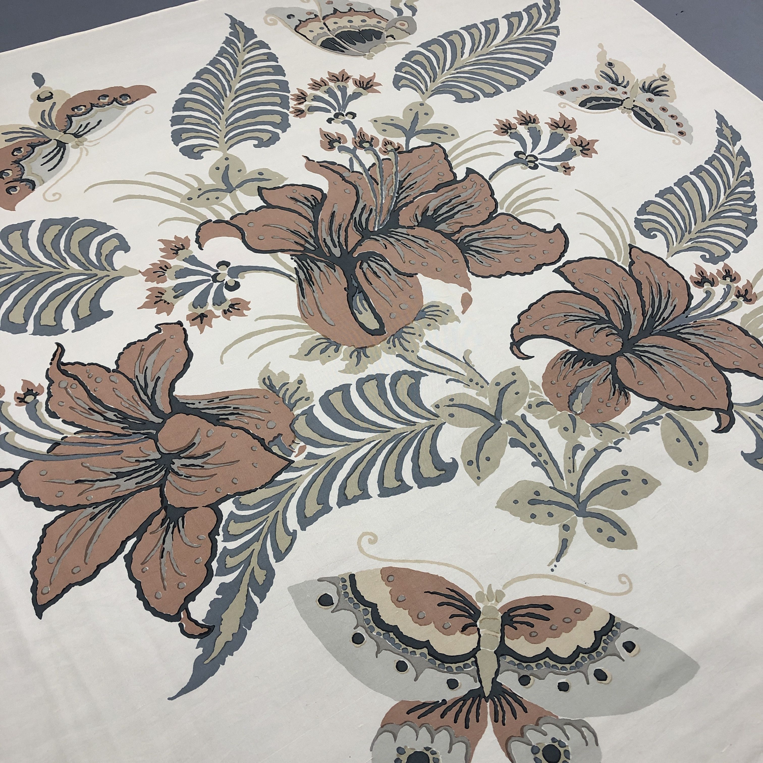 Jim Thompson × Vintage Vintage Jim Thompson SILK Scarf Twill Stole Wraps Scarves Size ONE SIZE - 2 Thumbnail