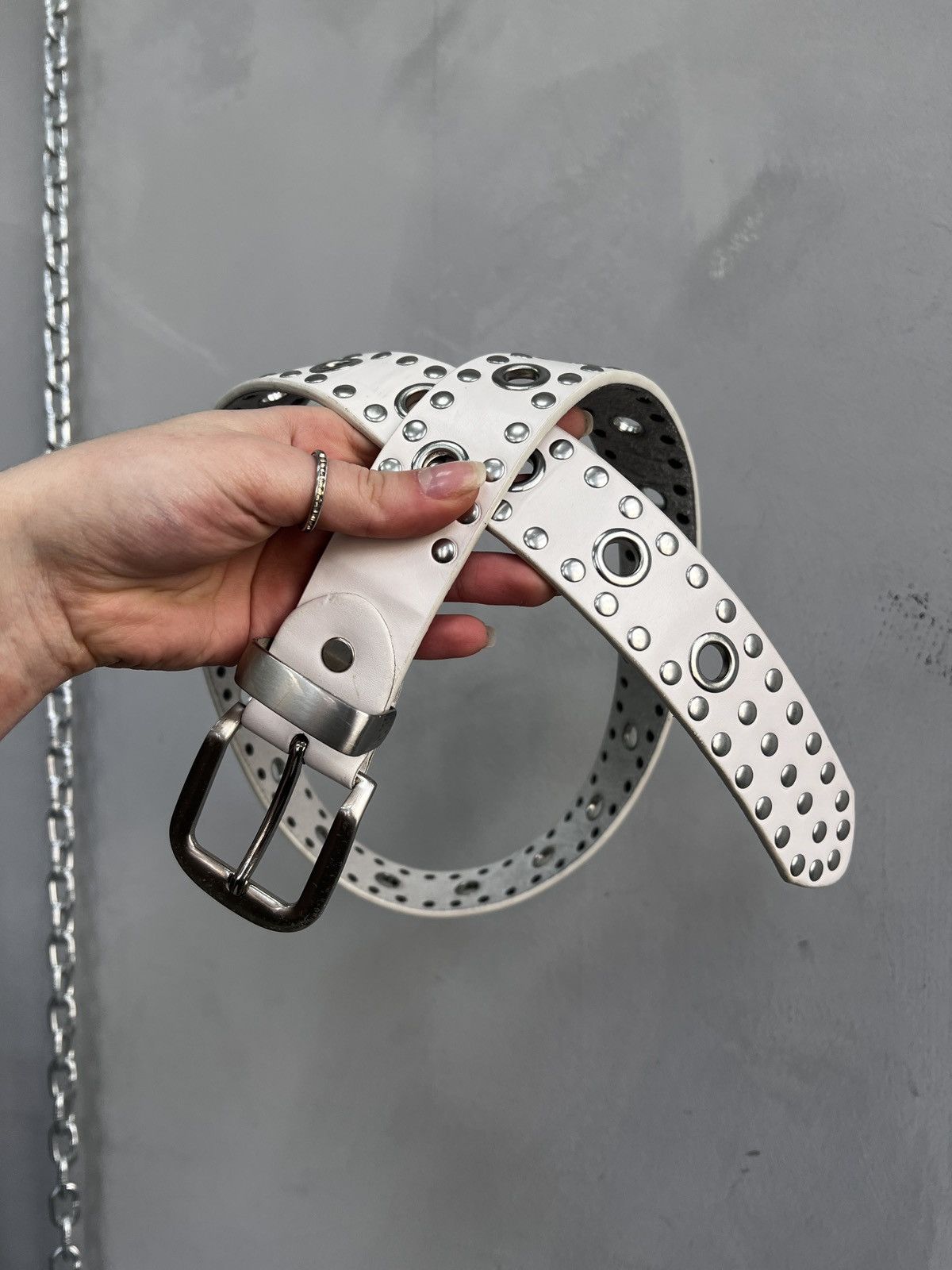 Hysteric Glamour Japan studded leather belt hype y2k hysteric glamour 90s Size ONE SIZE - 6 Thumbnail