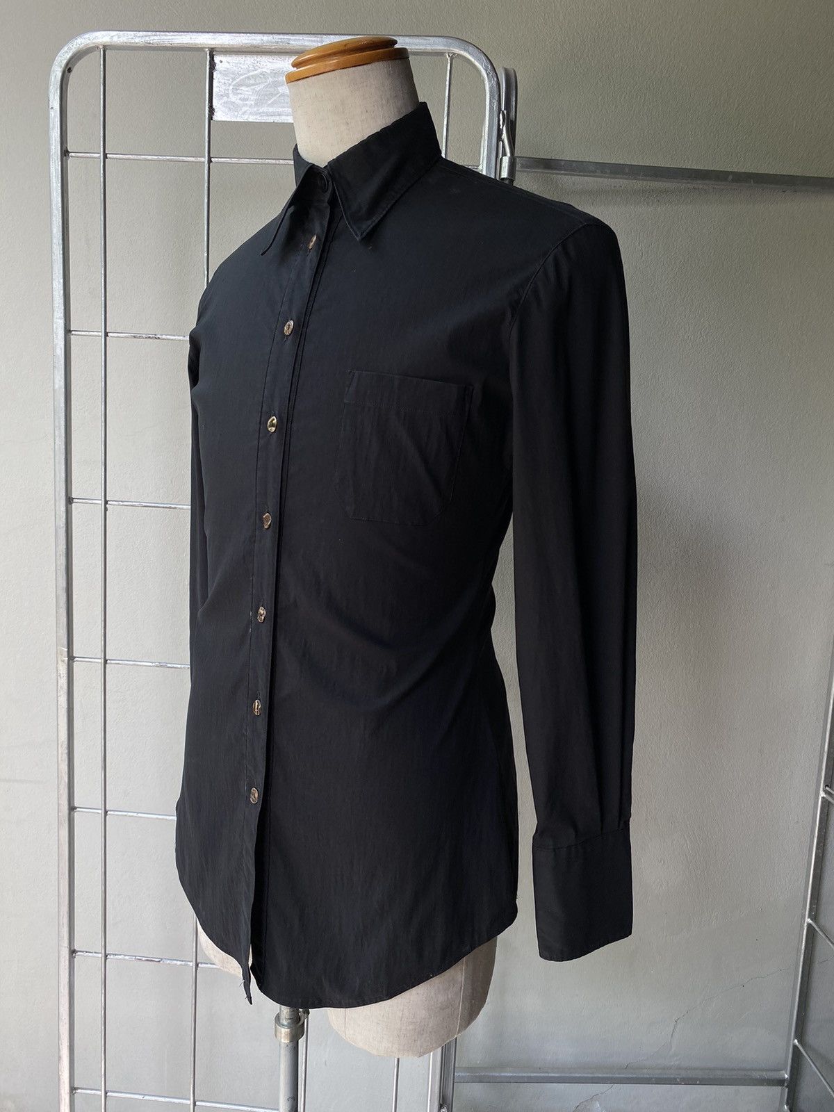 Jean Paul Gaultier Jean Paul Gaultier JPG Black Shirt Size S / US 4 / IT 40 - 6 Thumbnail