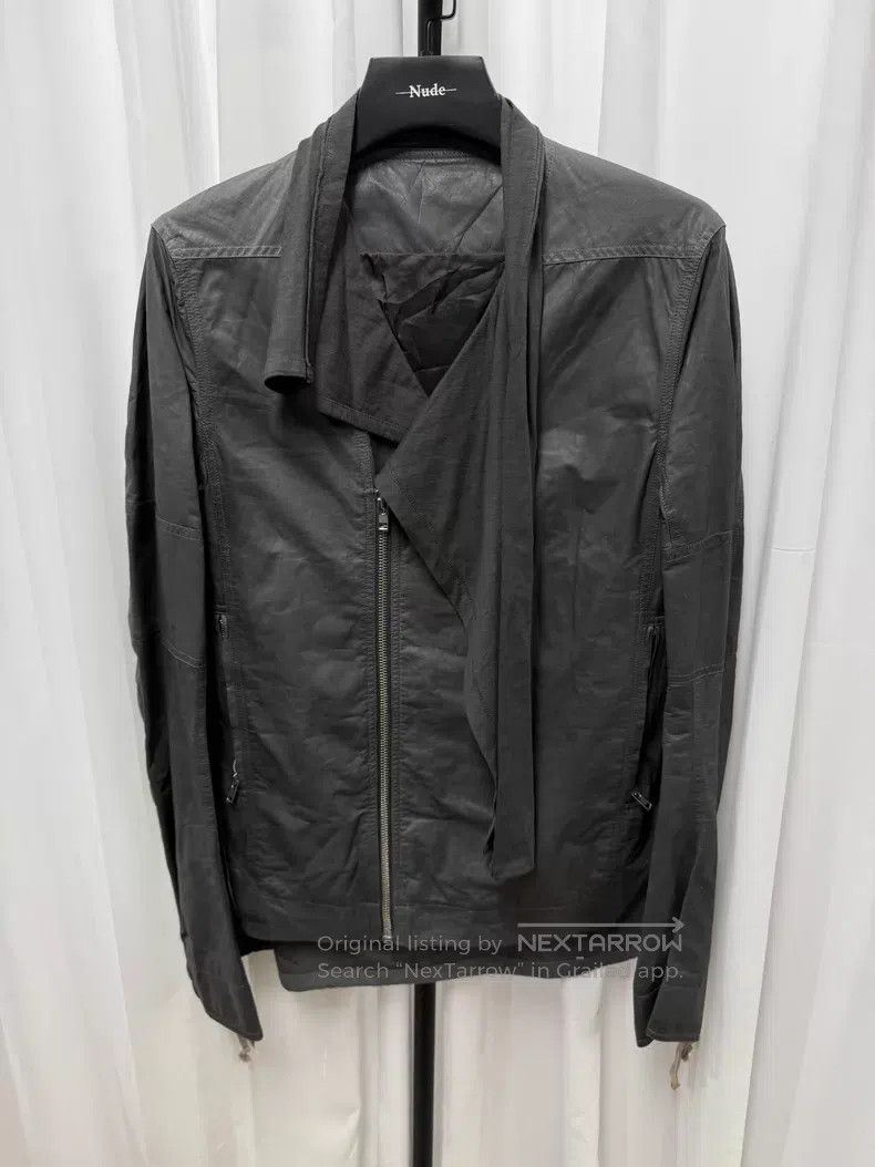 Rick Owens Rick Owens Sheepskin Patchwork Cape Scarf Collar Jacket Size US M / EU 48-50 / 2 - 1 Thumbnail