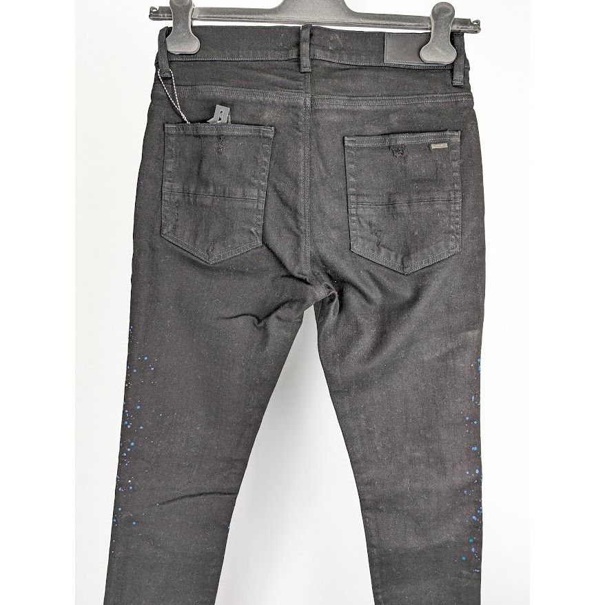 Amiri o1rshd1 Crystal Painted Pants in Black Size US 32 / EU 48 - 14 Thumbnail
