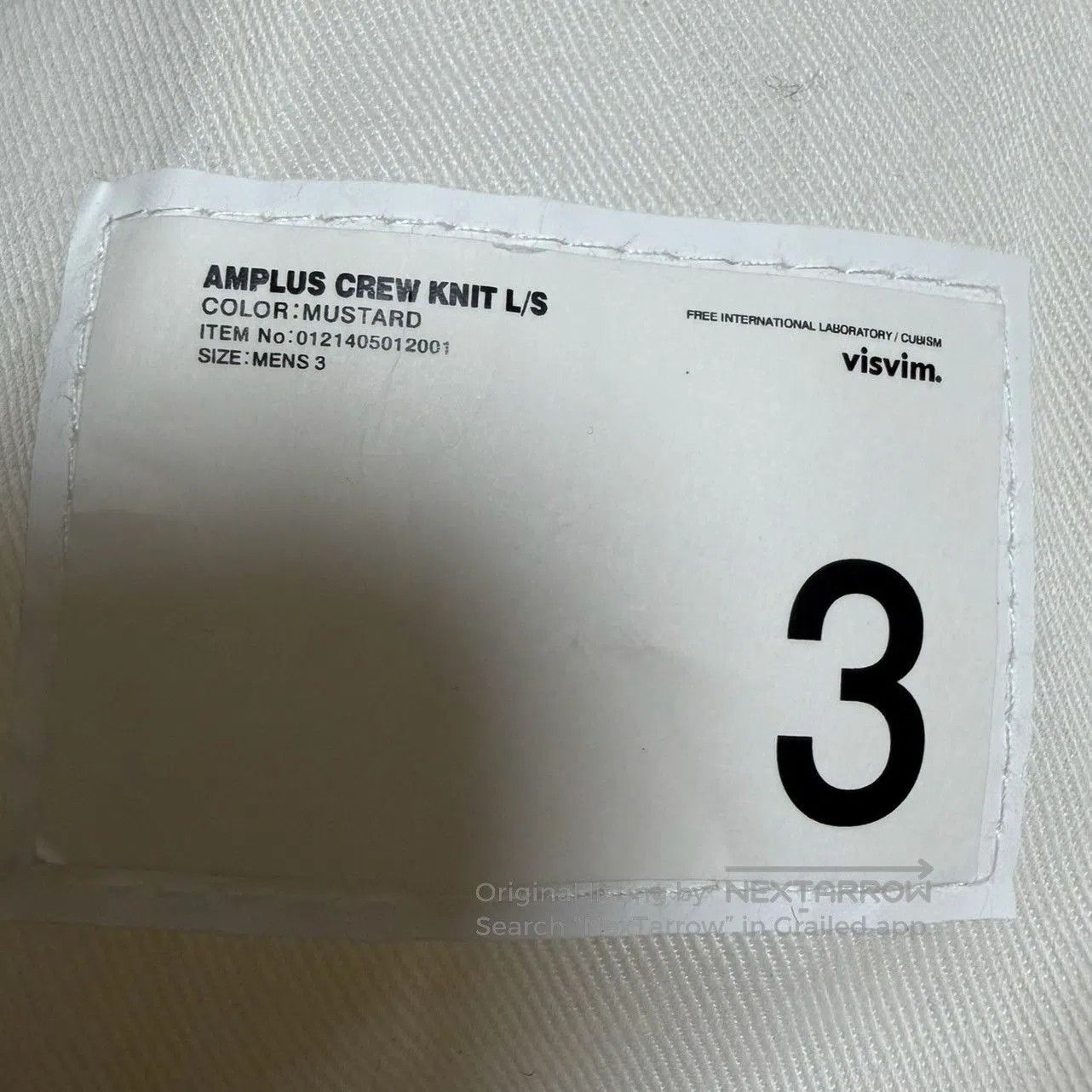 Visvim VISVIM 21AW Spot Amplus Crew Knit. Size US L / EU 52-54 / 3 - 4 Thumbnail