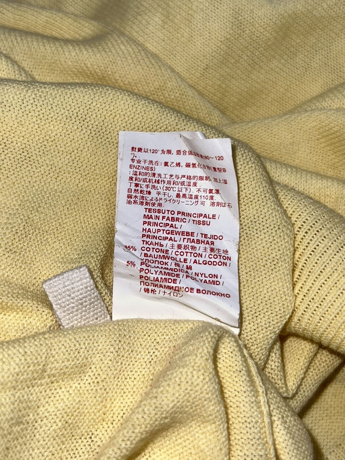 Marni MARNI Yellow Knit T-shirt Size US S / EU 44-46 / 1 - 9 Thumbnail
