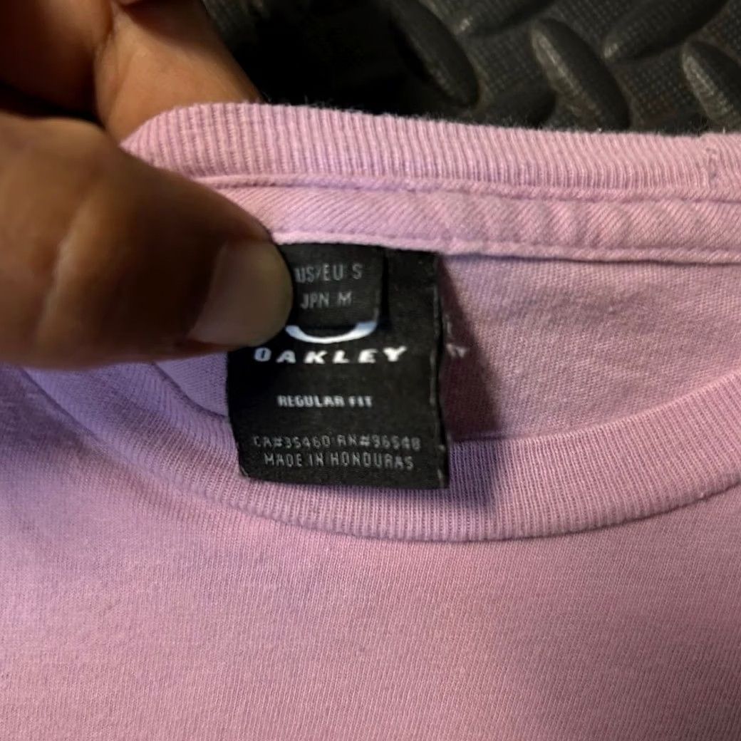 Oakley Oakley Pink Purple Logo Shirt Mens Small Size US S / EU 44-46 / 1 - 2 Thumbnail