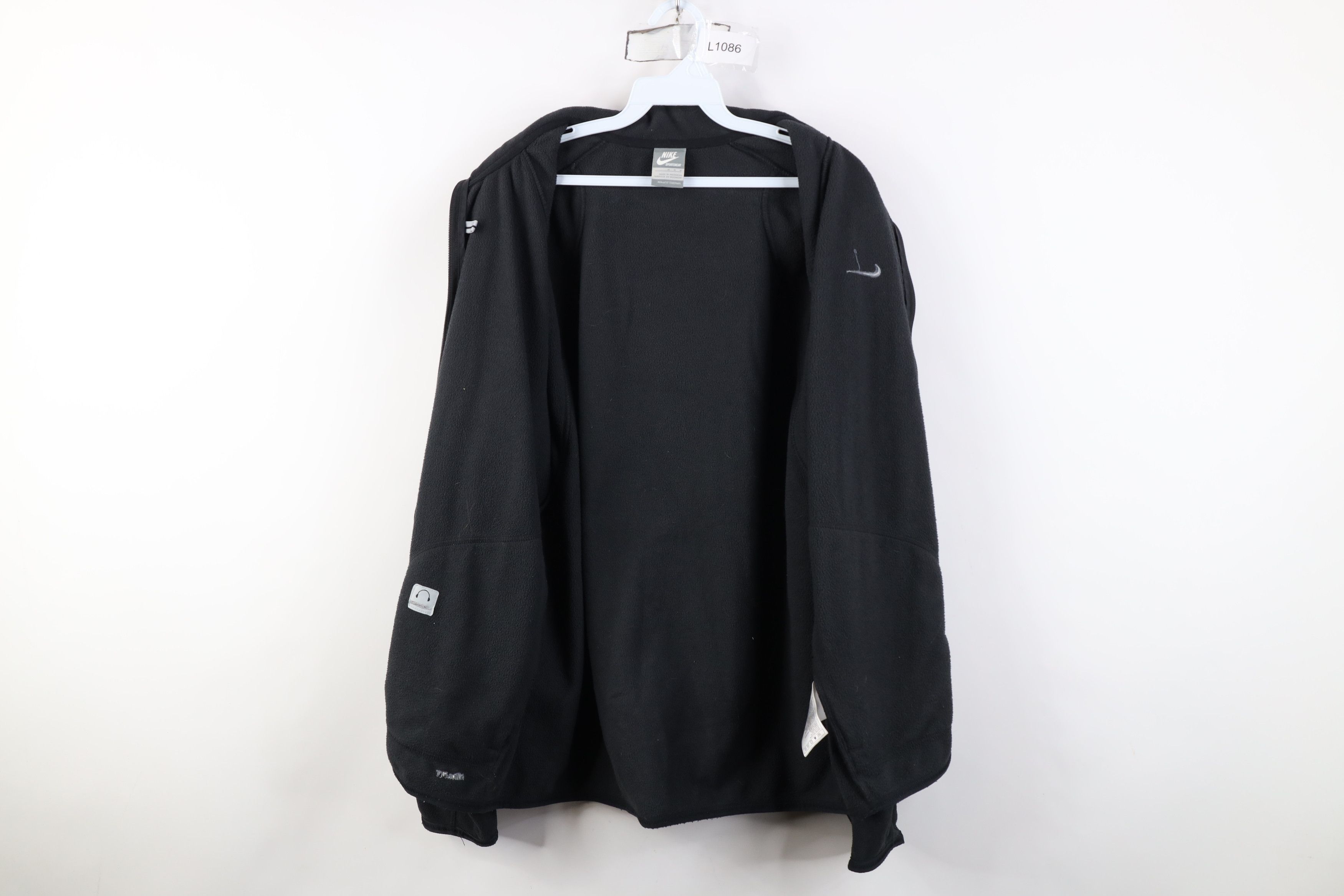 Nike Vintage Y2K Nike Scott Mini Swoosh Full Zip Fleece Jacket Size US M / EU 48-50 / 2 - 10 Thumbnail