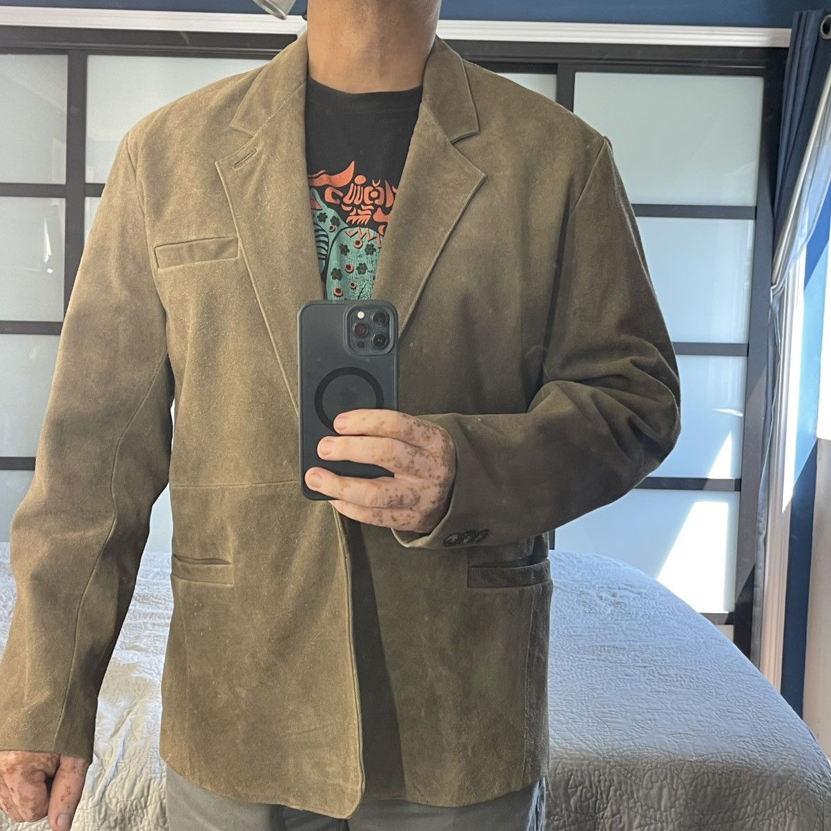 Other International Male Men's L Suede Western Sport Coat Jacket Size 42R - 12 Thumbnail