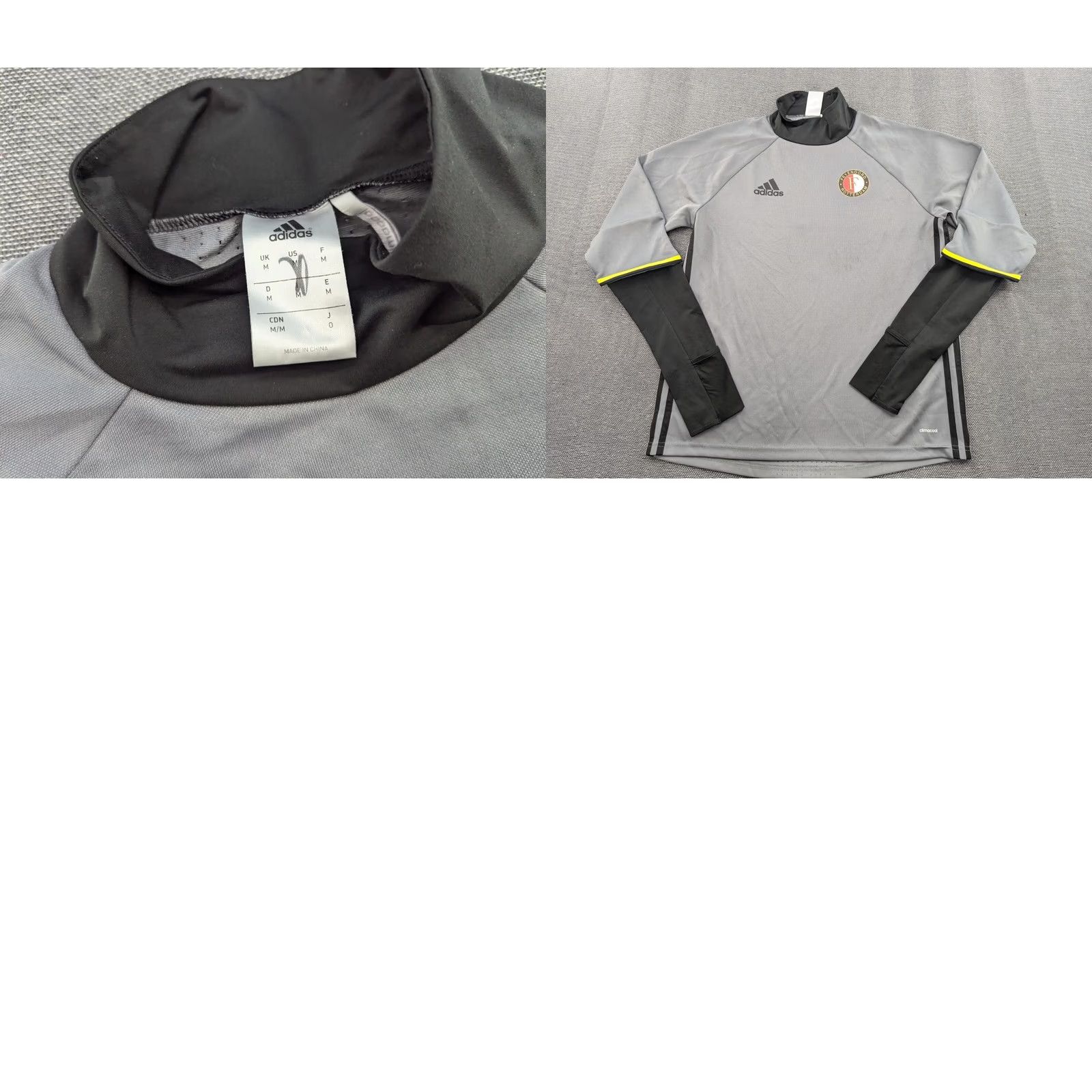 Adidas adidas Feyenoord Rotterdam 2016-2017 Training Sweatshirt Top Jersey Medium Adult Drill Shirt Unisex Adults Regular XS/S/M? Size US M / EU 48-50 / 2 - 9 Thumbnail
