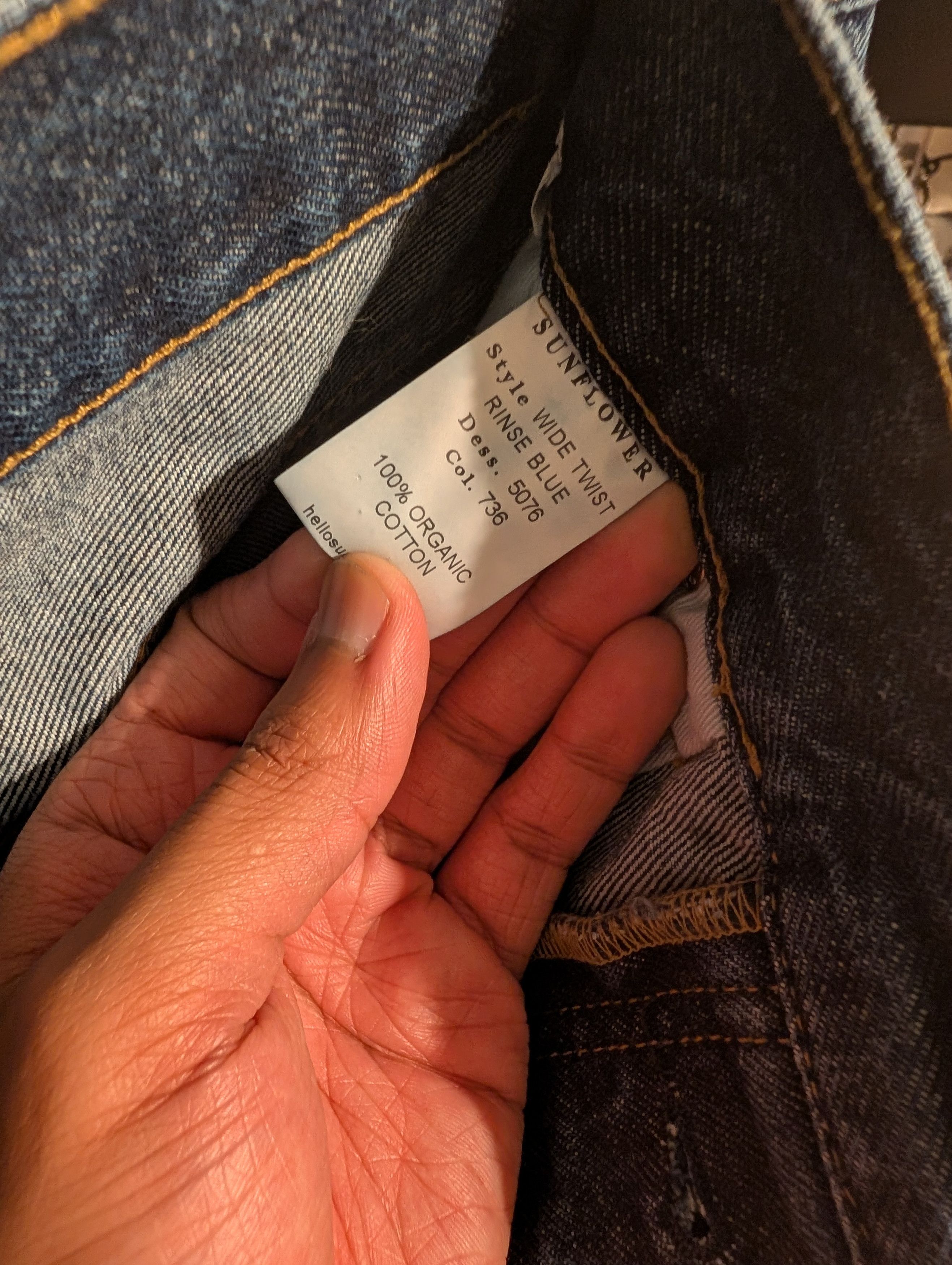 Sunflower Sunflower Wide Twist Jean Size US 33 - 5 Thumbnail