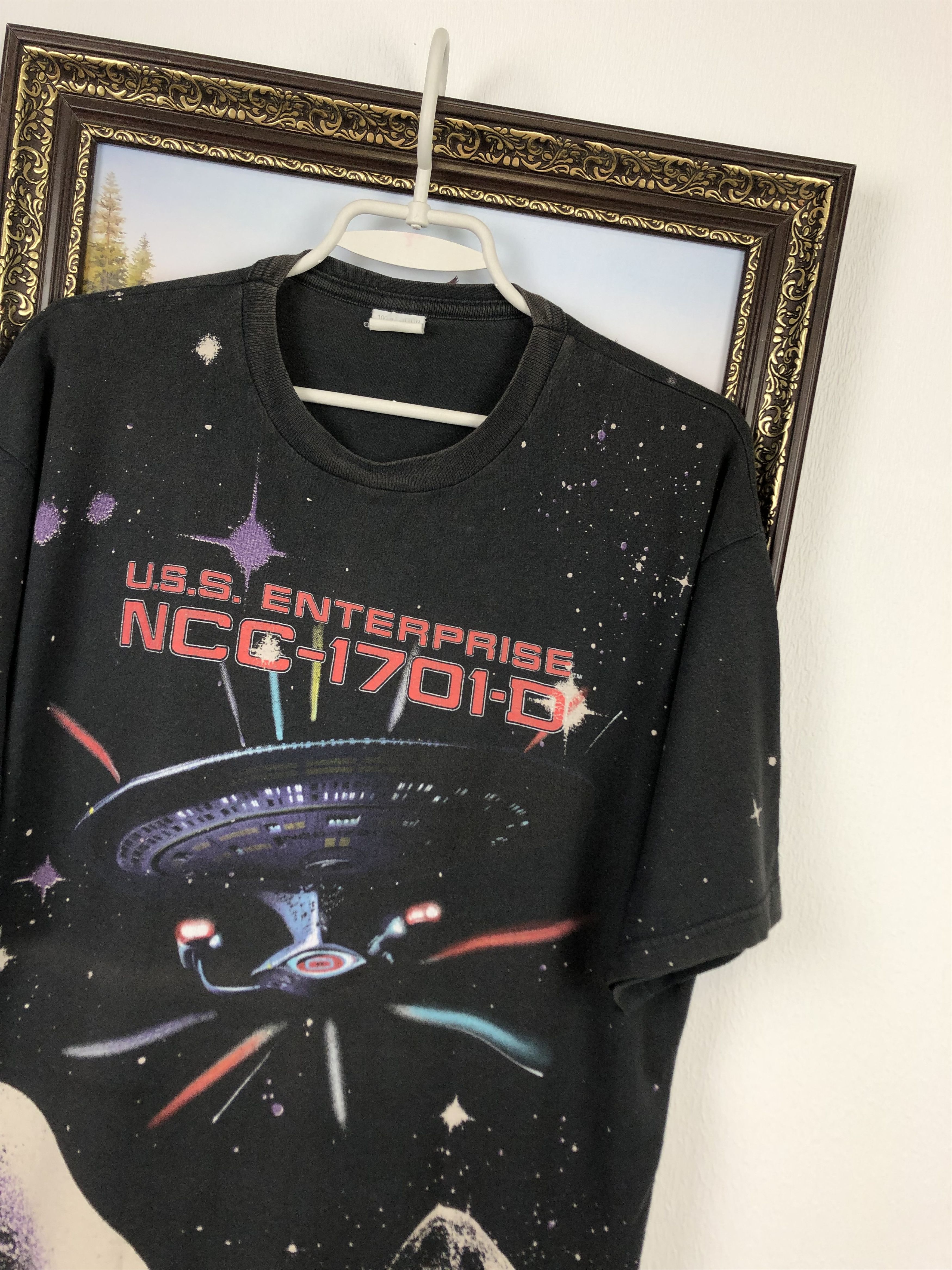 Vintage Vintage Star Trek Insurrection Movie USS Enterprise Shirt Size US XL / EU 56 / 4 - 4 Thumbnail