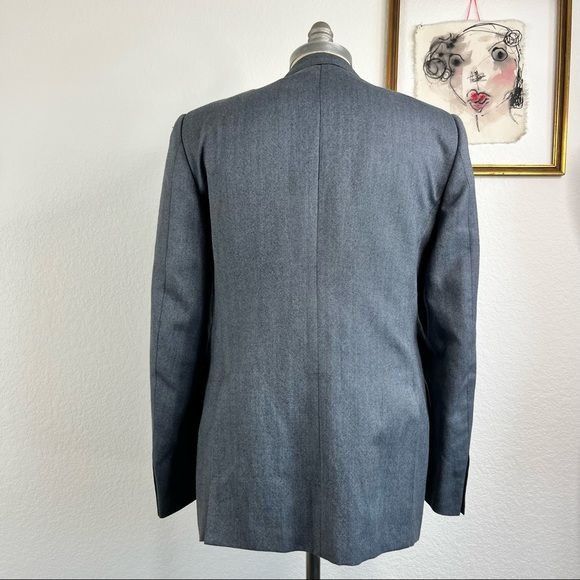 Burberry Burberry Nova Check Wool Blazer Size 44R - 8 Thumbnail