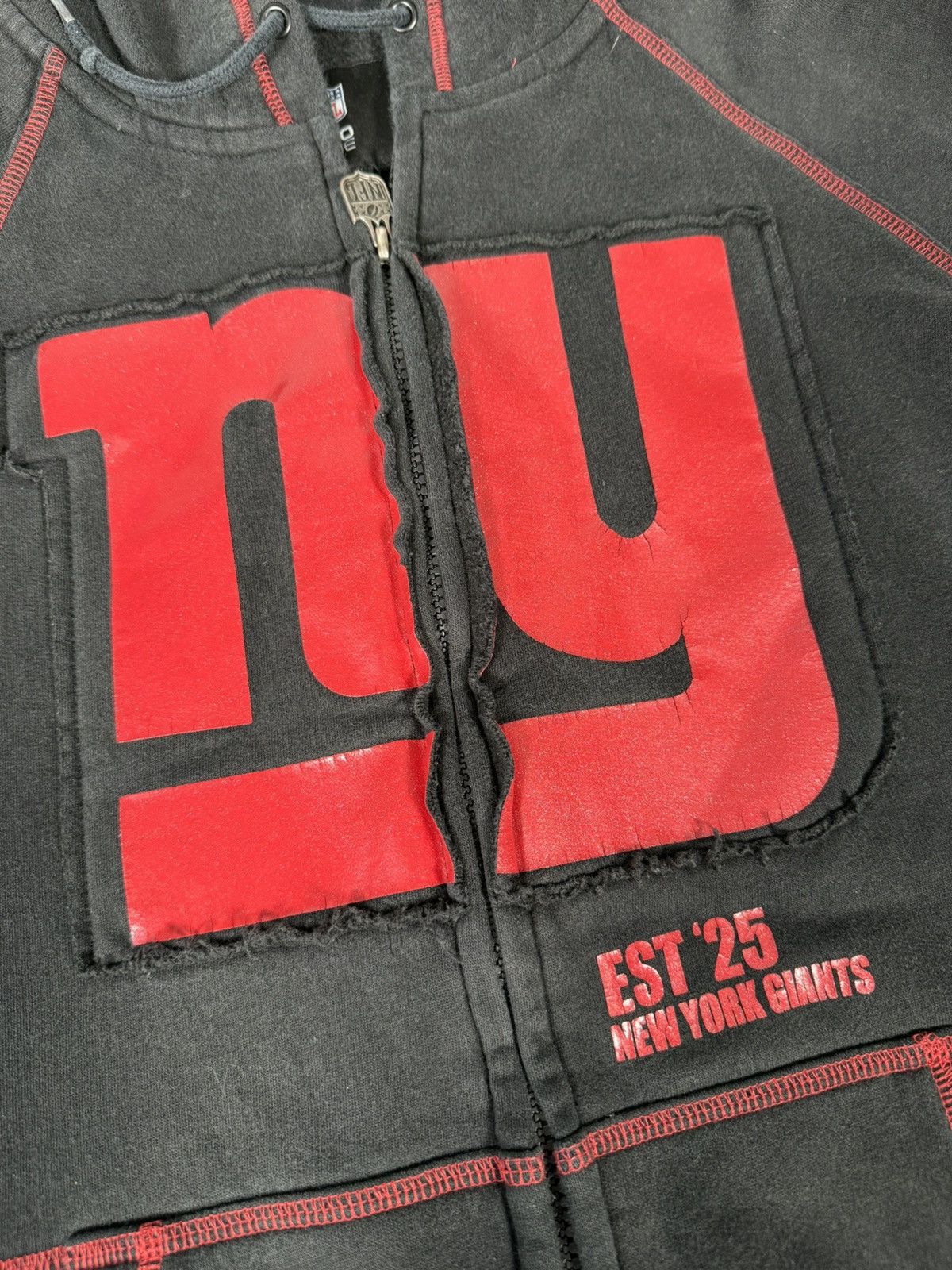 NFL Vintage NFL Pro Line NY Giants Full Zip Hoodie Size US XL / EU 56 / 4 - 3 Thumbnail