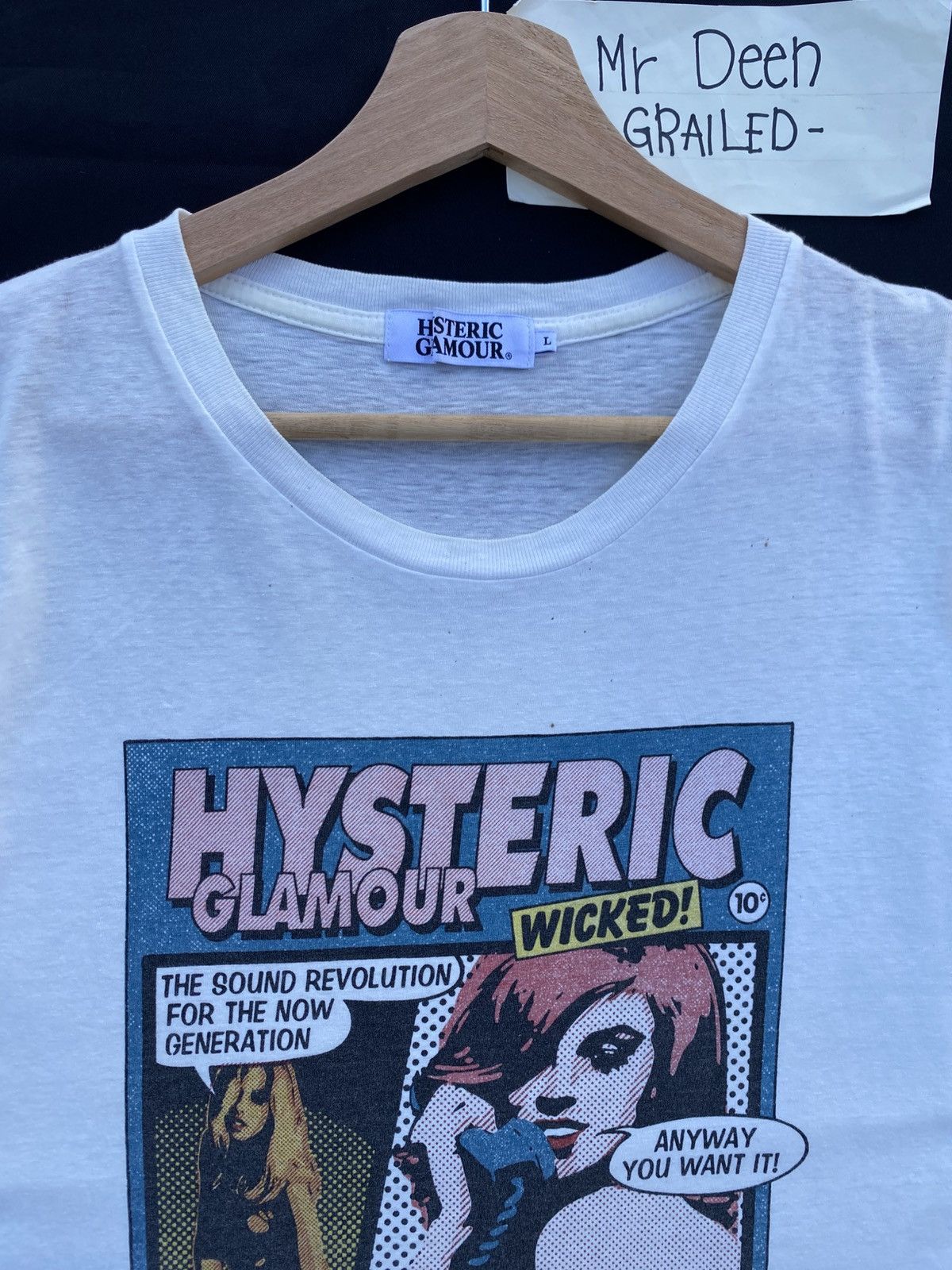 Hysteric Glamour Rare Vintage Hysteric Glamour Sexy Women Wicked Tshirt Size US M / EU 48-50 / 2 - 10 Thumbnail