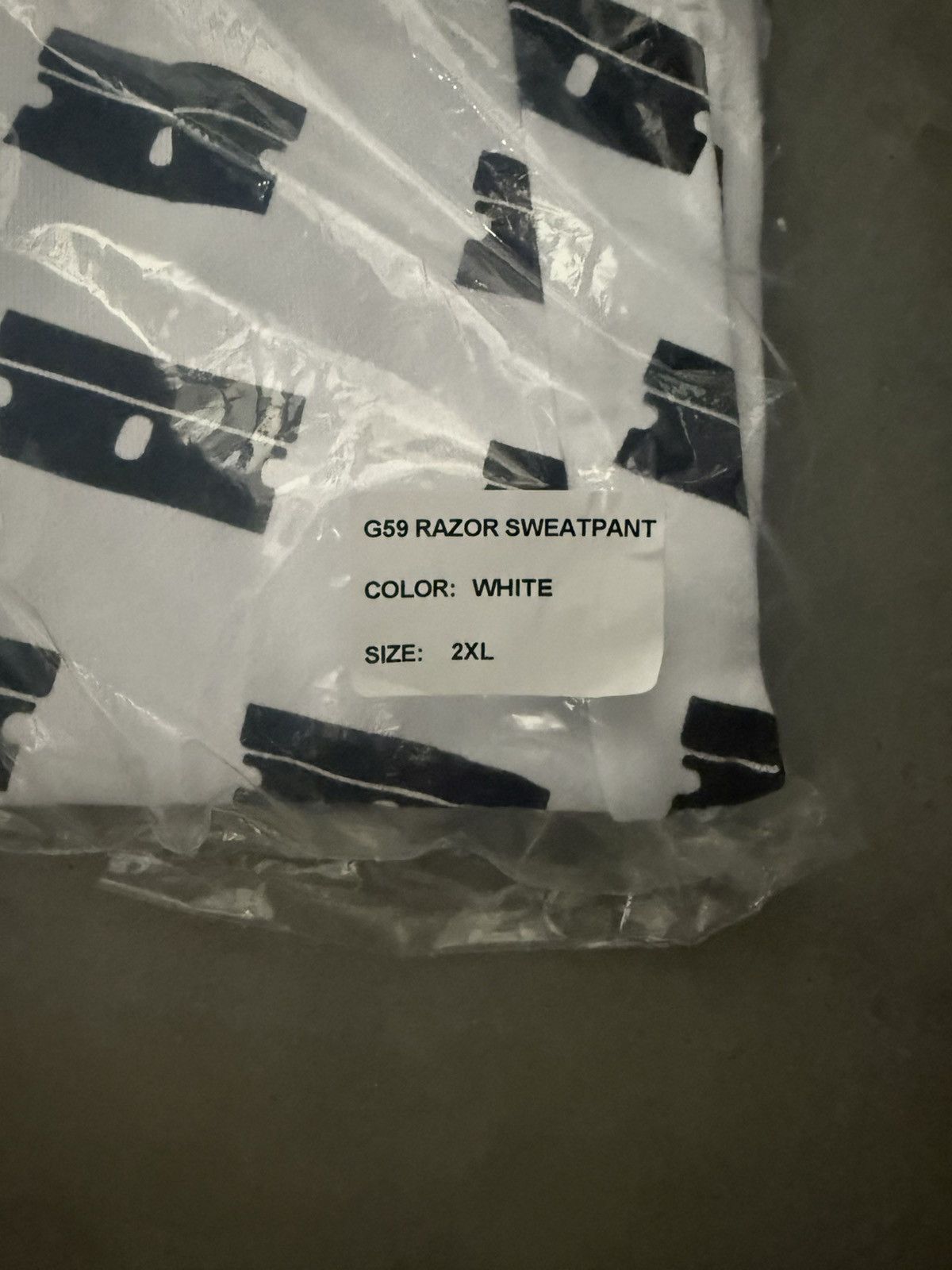 G59 Records G59 Records x Suicideboys White Razor Sweatpants Size US 38 / EU 54 - 3 Thumbnail