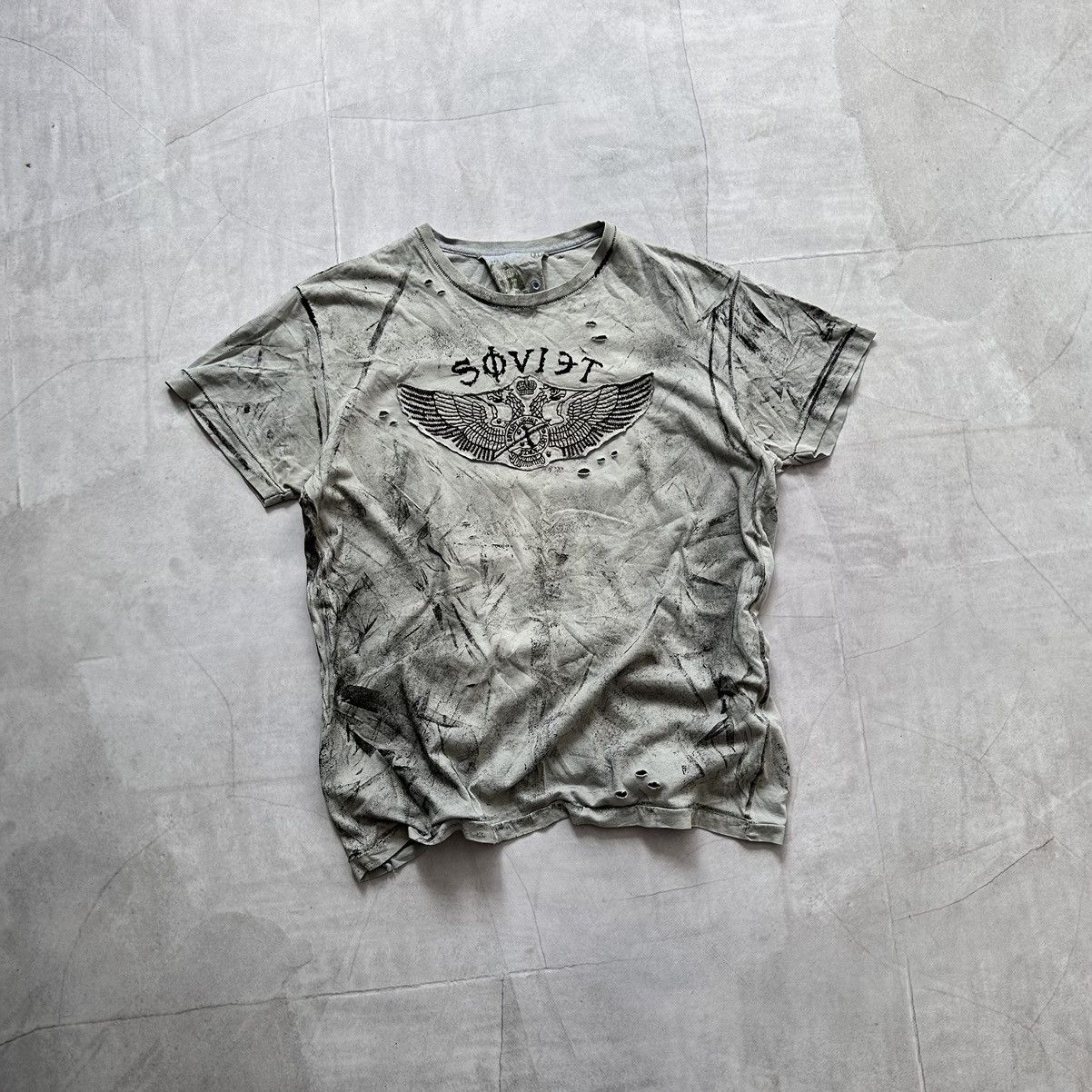 Hysteric Glamour × Undercover Military Soviet Union Hysteric Glamour Style Punk T-Shirt Size US XL / EU 56 / 4 - 1 Thumbnail