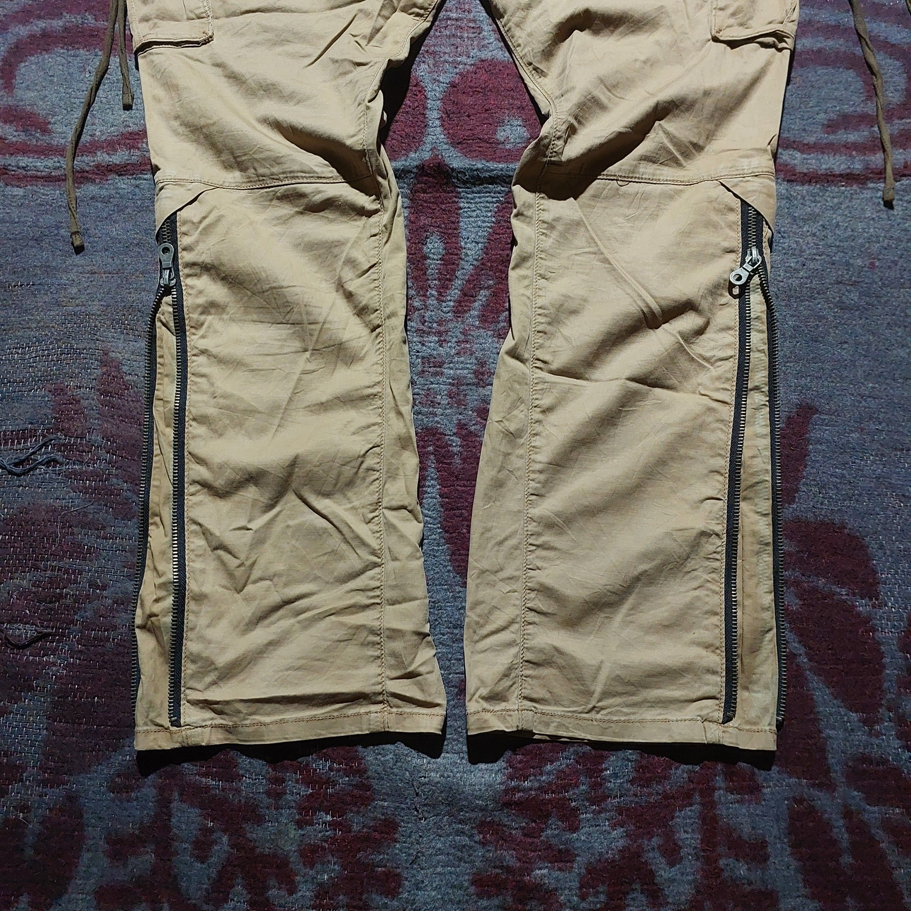 PPFM PPFM japanese zipp leg bondage cargo pants Size US 33 - 7 Thumbnail