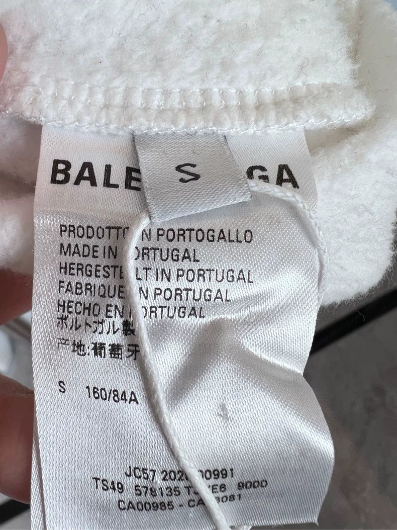 Balenciaga Balenciaga White cartoon calf zipper hoodie Size US S / EU 44-46 / 1 - 4 Thumbnail