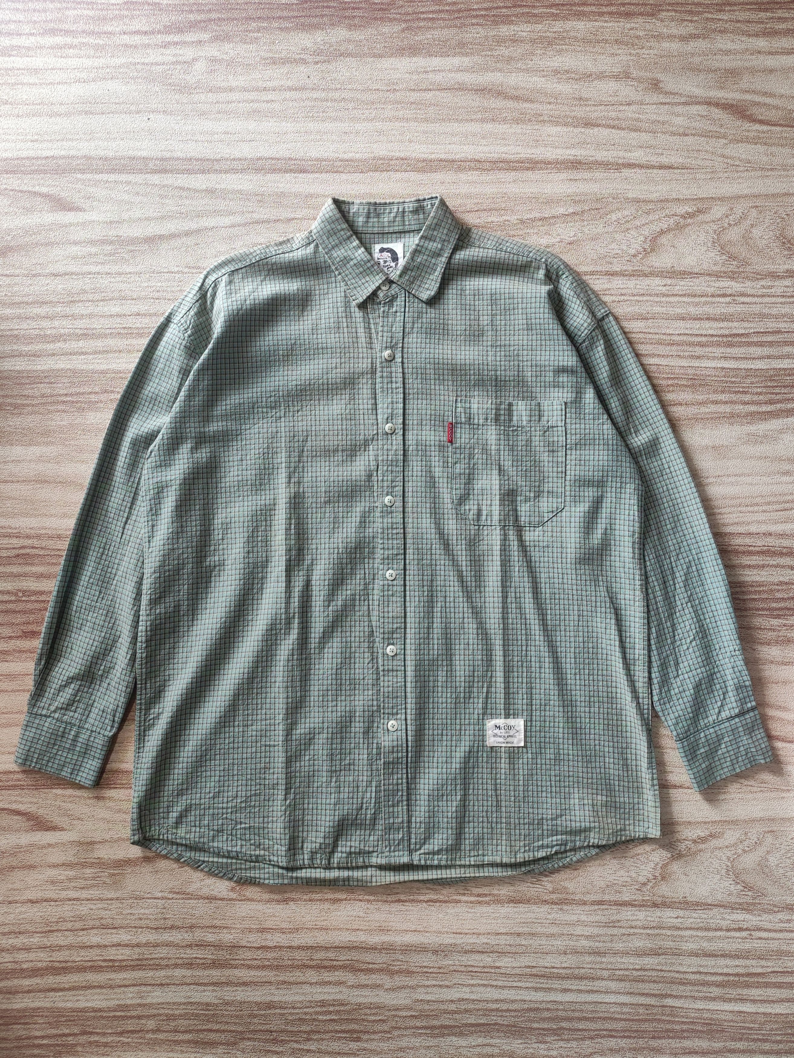 Japanese Brand × The Real McCoy's MCCOY BY GILL TECHNICAL APPAREL UNION MADE LS SHIRT Size US XL / EU 56 / 4 - 5 Thumbnail
