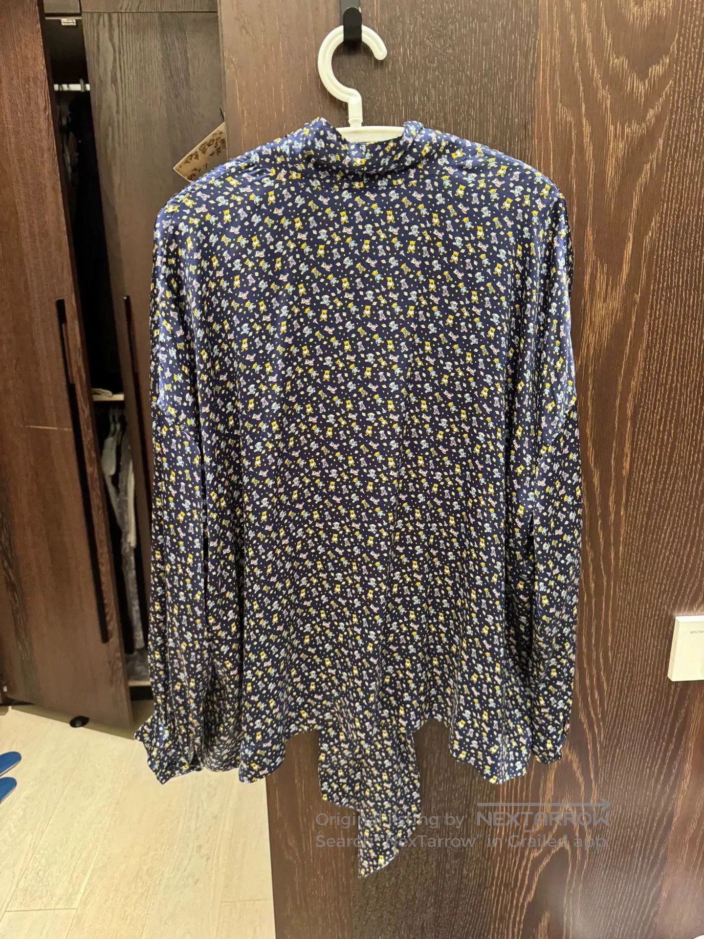 Balenciaga Balenciaga Teddy Bear Silk Blouse. Size S / US 4 / IT 40 - 6 Thumbnail