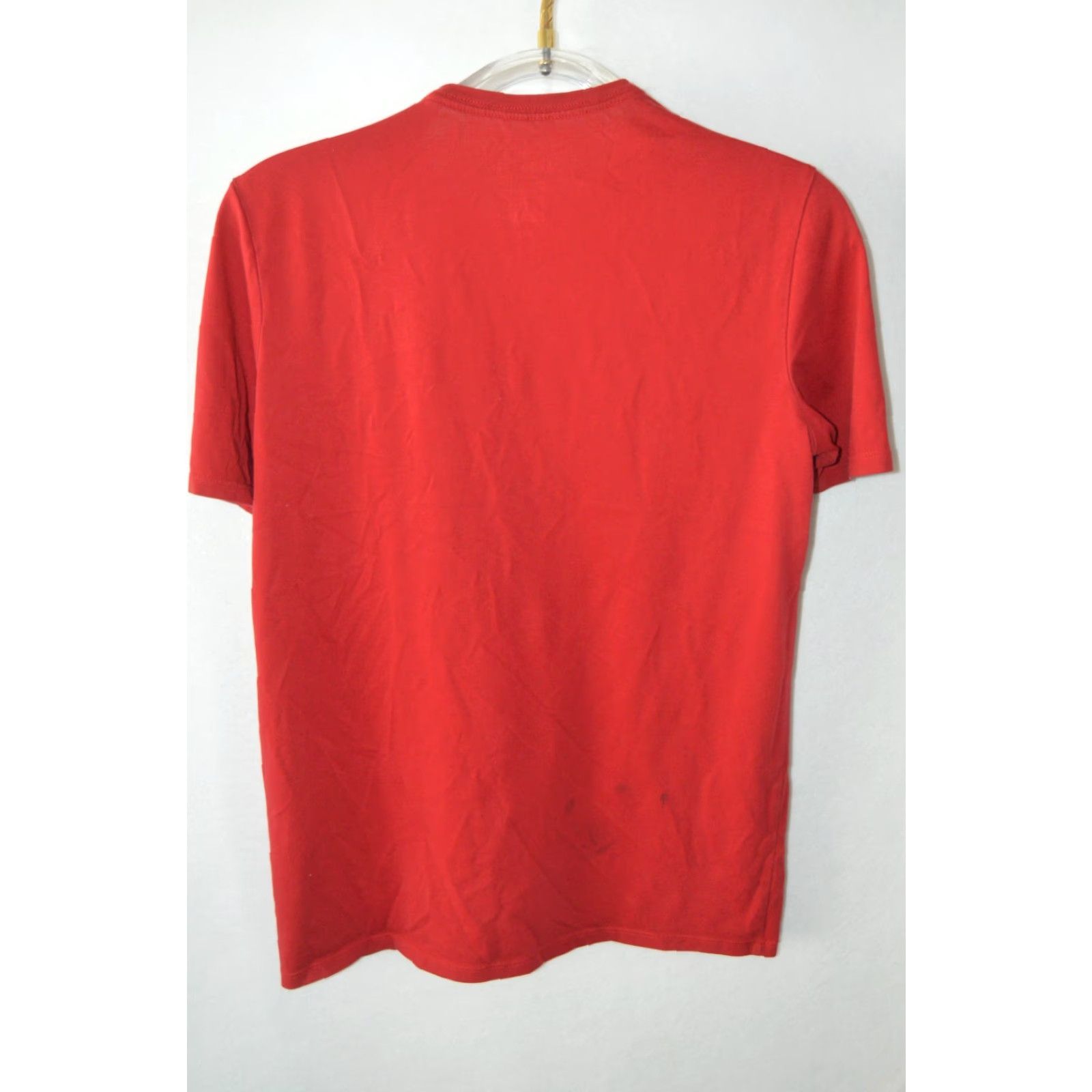 Nike Nike Shirt Mens M Red Swoosh Short Sleeve T-Shirt - Casual Nike Dri-Fit Size US M / EU 48-50 / 2 - 2 Thumbnail