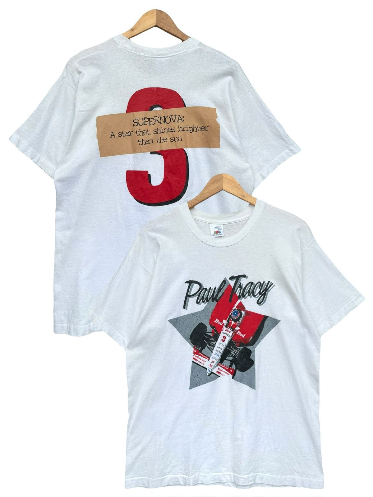 Vintage 90s Paul Tracy Supernova Budweiser Racing Formula 1