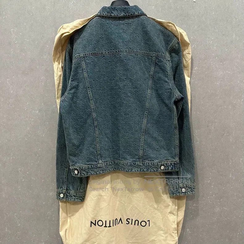 Louis Vuitton Louis Vuitton Monogram Pearl Button Denim Jacket. Size US L / EU 52-54 / 3 - 2 Thumbnail