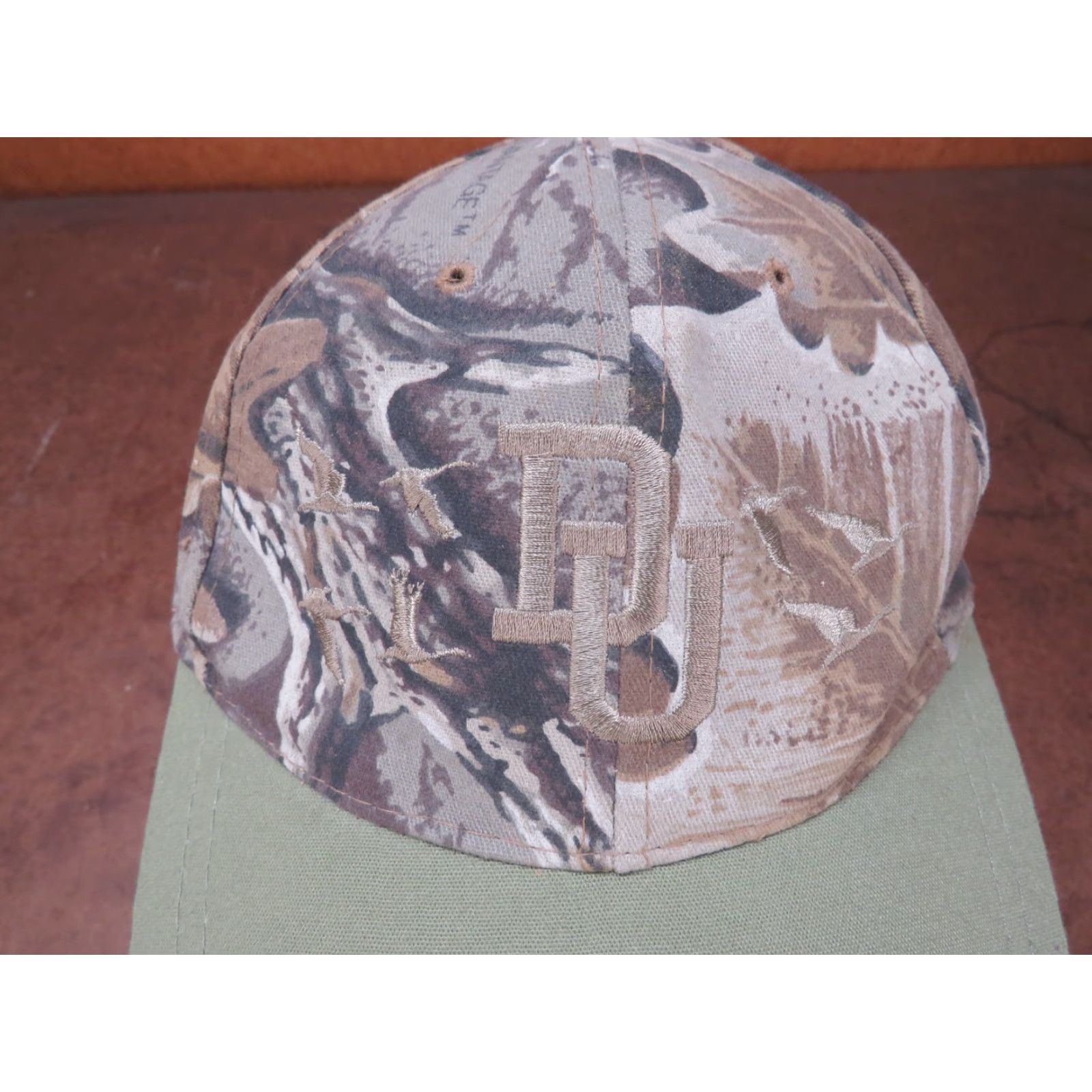 Vintage VTG Camo Ducks Unlimited DU Mallard Duck hunting baseball trucker cap hat Size ONE SIZE - 2 Thumbnail