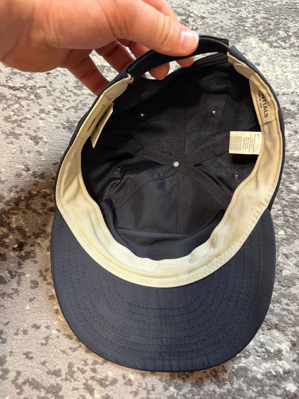 Fear of God × New Era New era FOG fear of god essentials RC 950 black cap A-Frame Size ONE SIZE - 7 Thumbnail