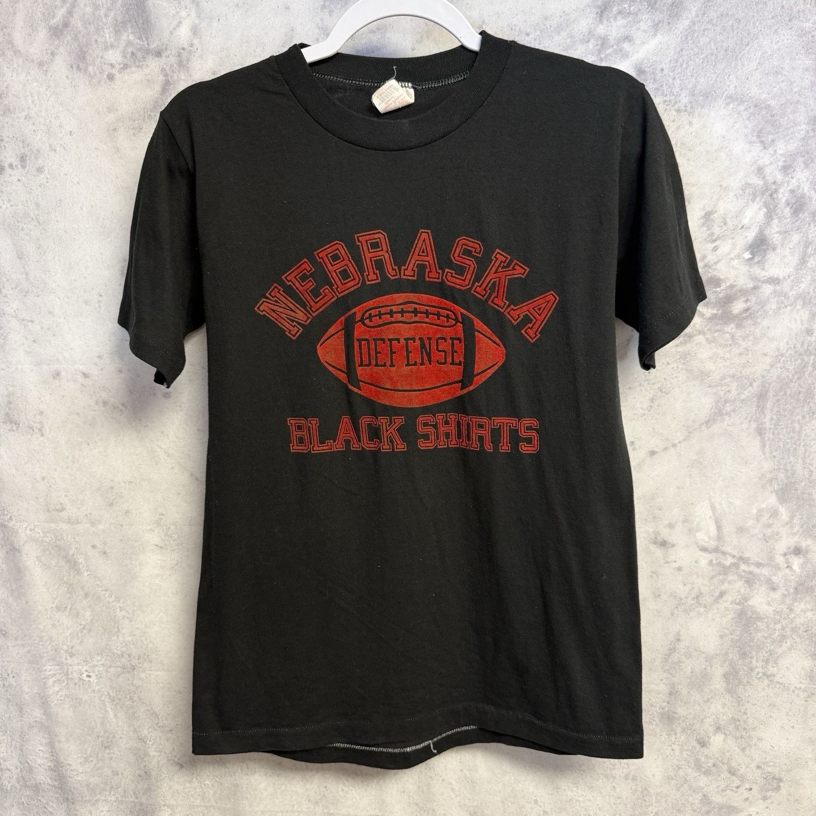 Vintage Vintage Nebraska Cornhuskers T Shirt Mens Medium 80s 70s Bla Size US M / EU 48-50 / 2 - 2 Thumbnail