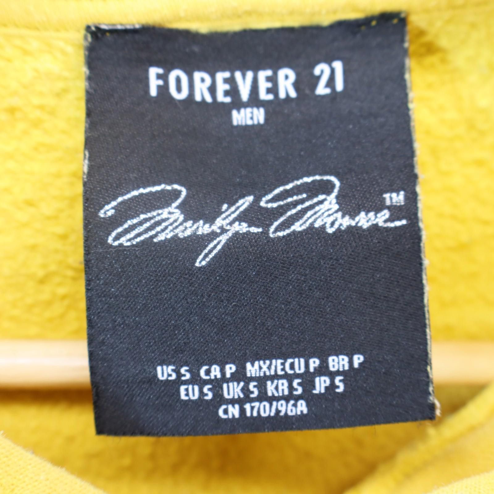 Forever 21 Marilyn Monroe Hoodie Mes Small yellow rare Forever 21 Size US S / EU 44-46 / 1 - 6 Thumbnail