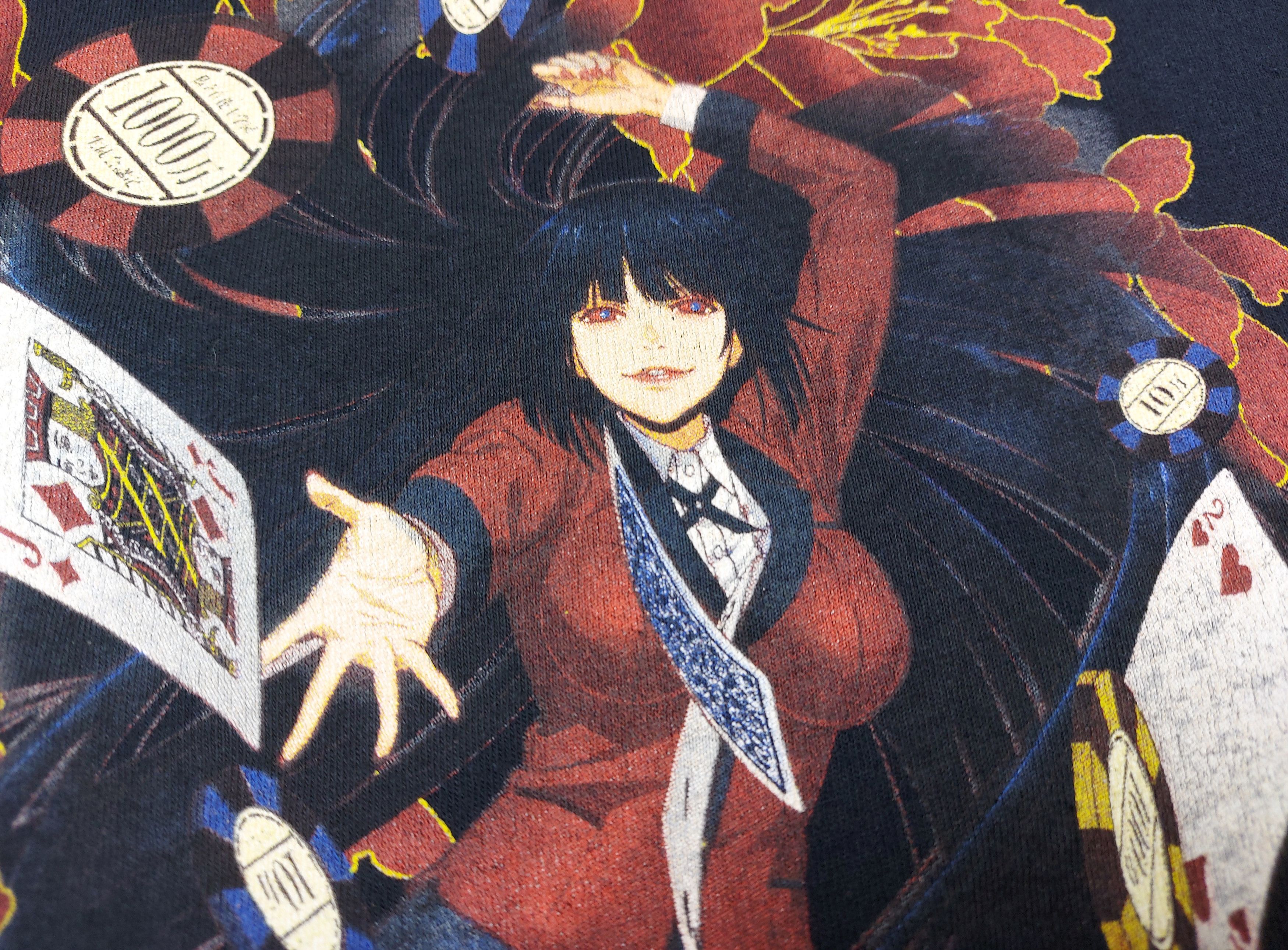 Anime × Japanese Brand Kakegurui Jabami Yumeko Anime Manga Square Enix TEE Size US L / EU 52-54 / 3 - 5 Thumbnail