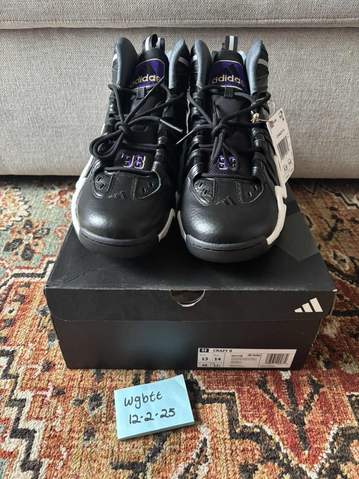 Adidas adidas Crazy 8 Size US 13 / EU 46 - 2 Thumbnail